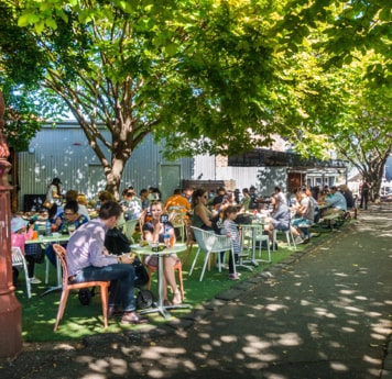 Outdoor cafe view on Homely’s review of a Yarraville, VIC