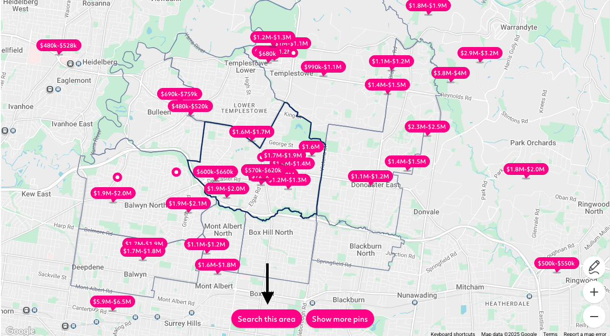 Search this area on Homely