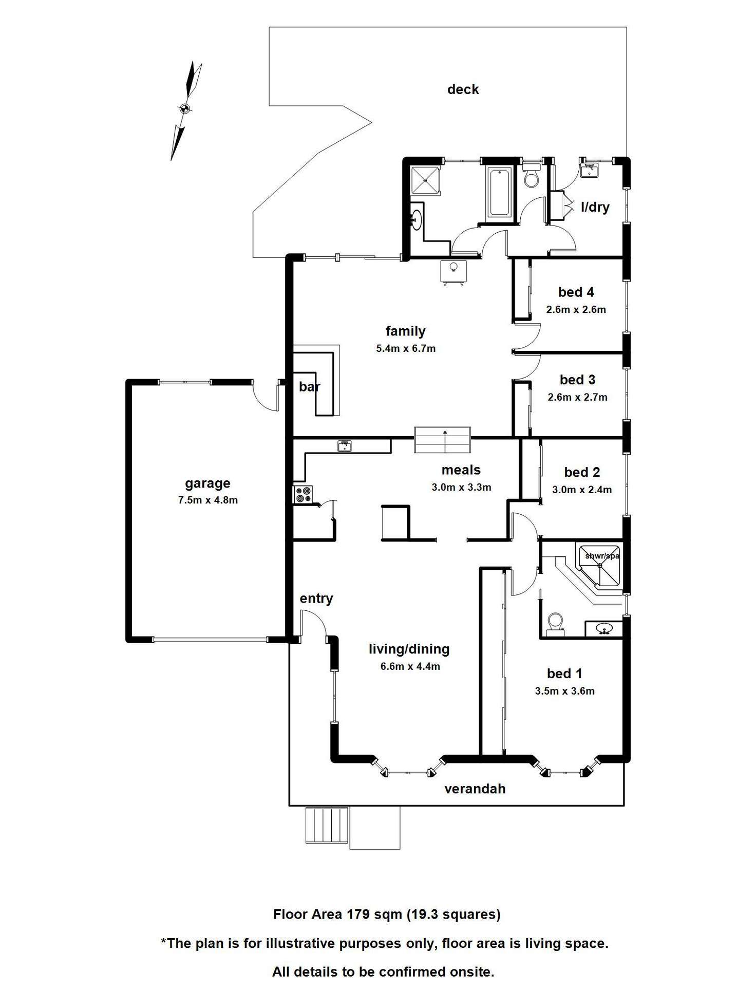 Floorplan of Homely house listing, 26 Hannover Road, Badger Creek VIC 3777