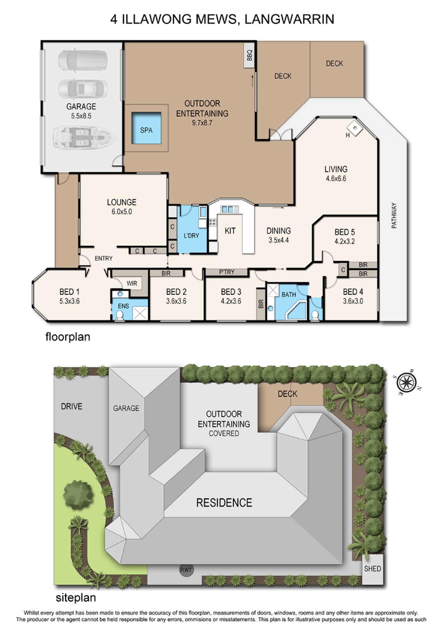 Floorplan of Homely house listing, 4 Illawong Mews, Langwarrin VIC 3910