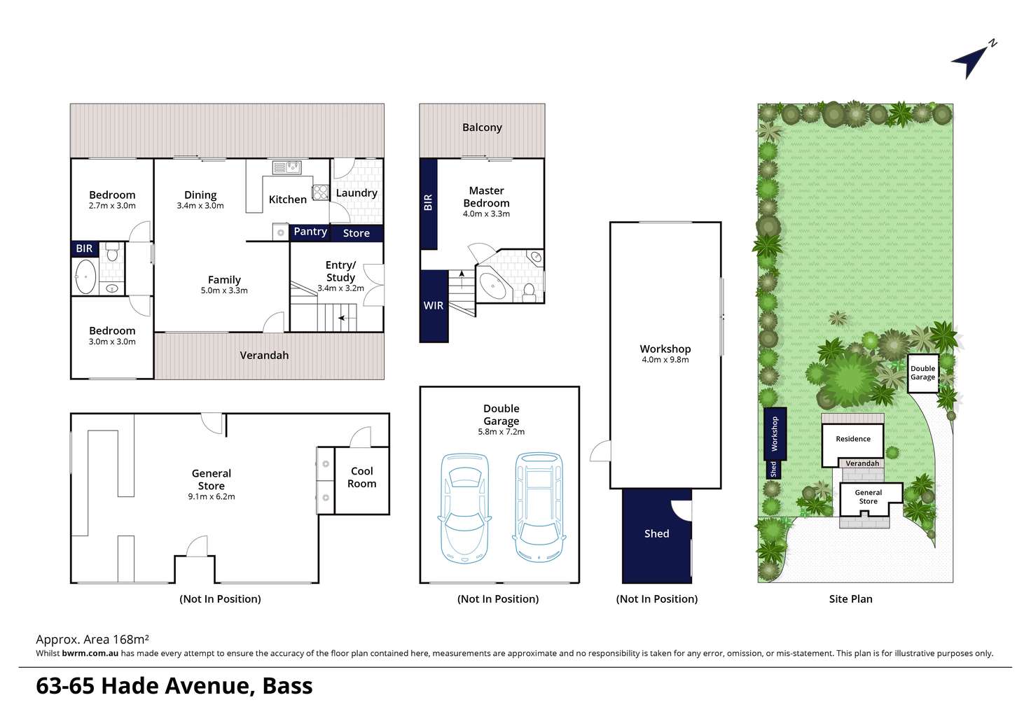 Floorplan of Homely house listing, 63-65 Hade Avenue, Bass VIC 3991