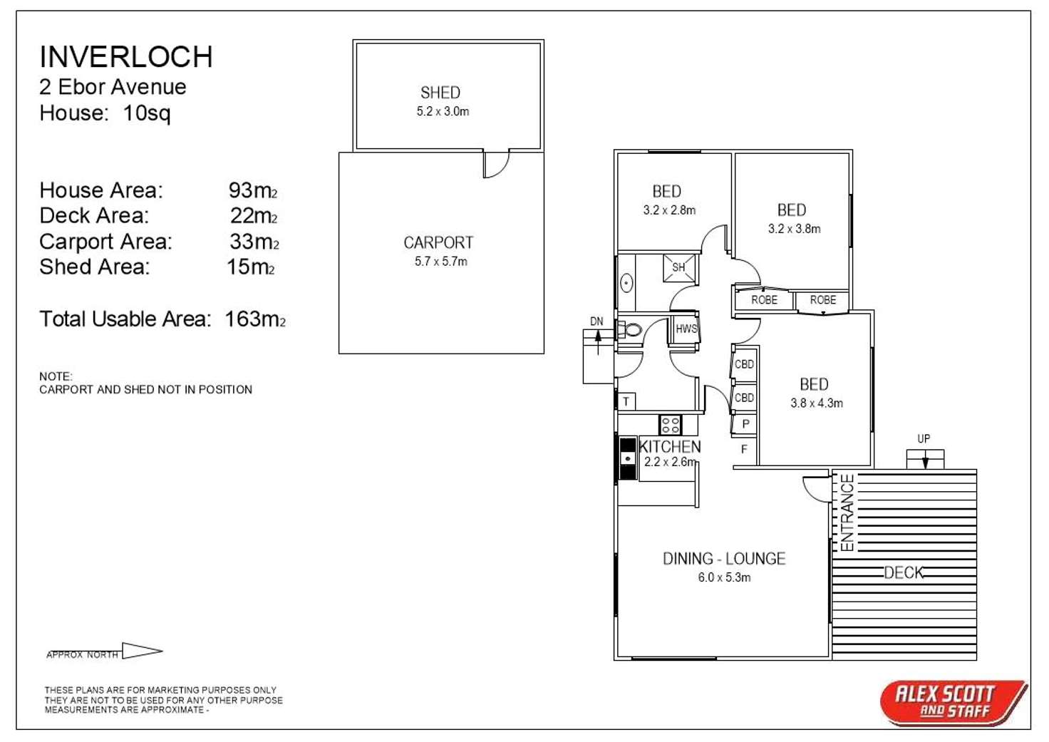 Floorplan of Homely house listing, 2 Ebor Avenue, Inverloch VIC 3996