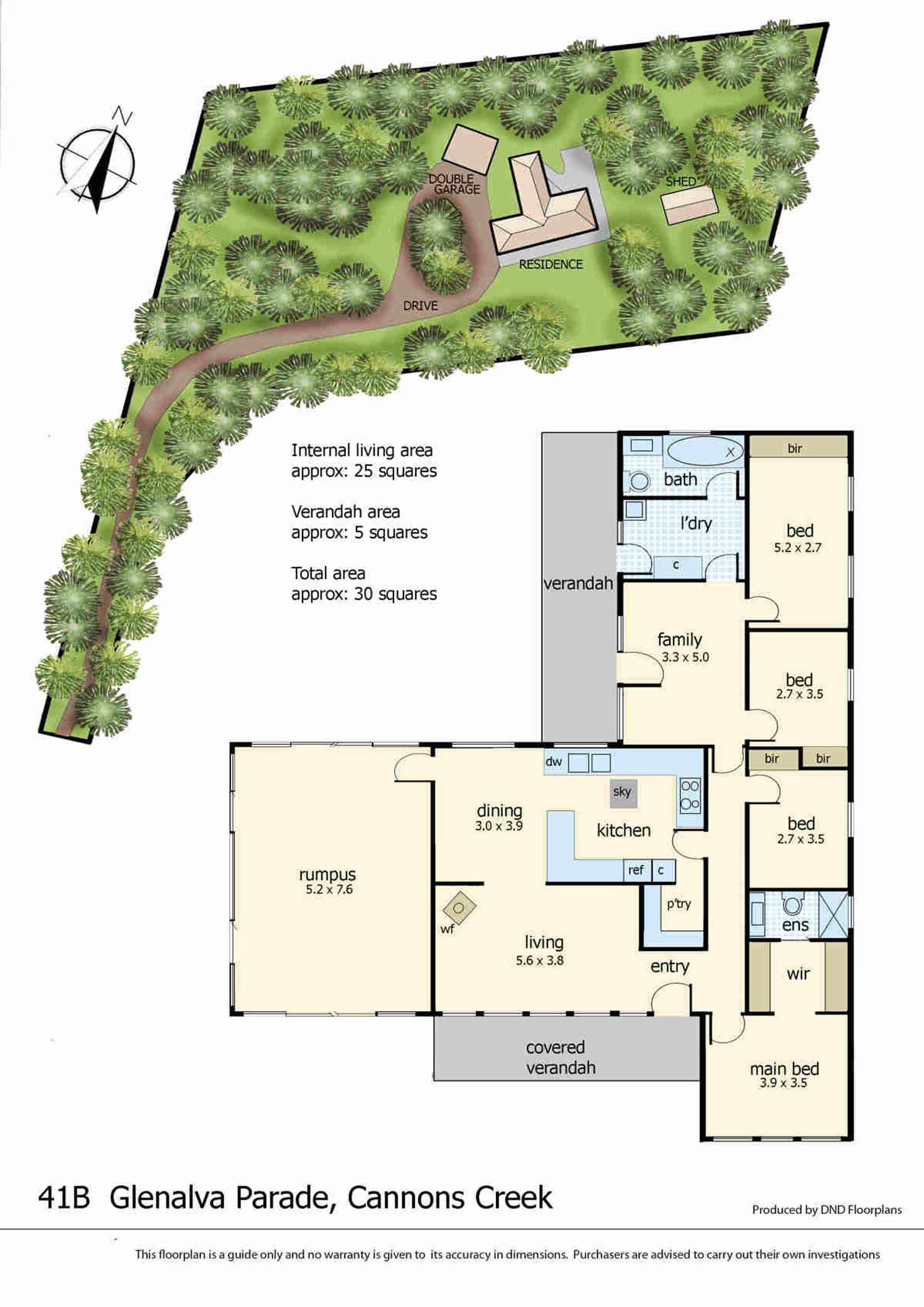 Floorplan of Homely house listing, 41B Glenalva Parade, Cannons Creek VIC 3977