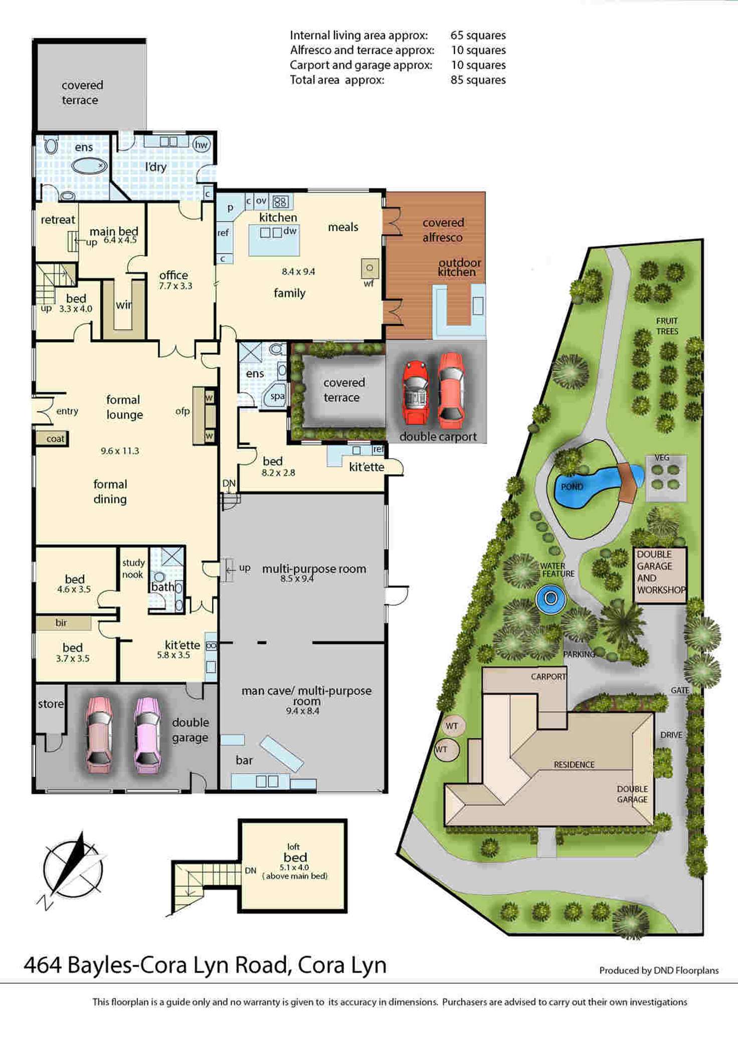 Floorplan of Homely acreageSemiRural listing, 464 Bayles-Cora Lynn Road, Cora Lynn VIC 3814