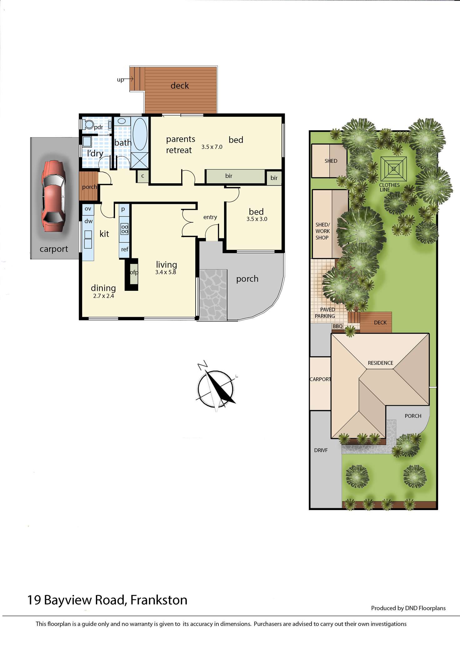 Floorplan of Homely house listing, 19 Bayview Road, Frankston VIC 3199