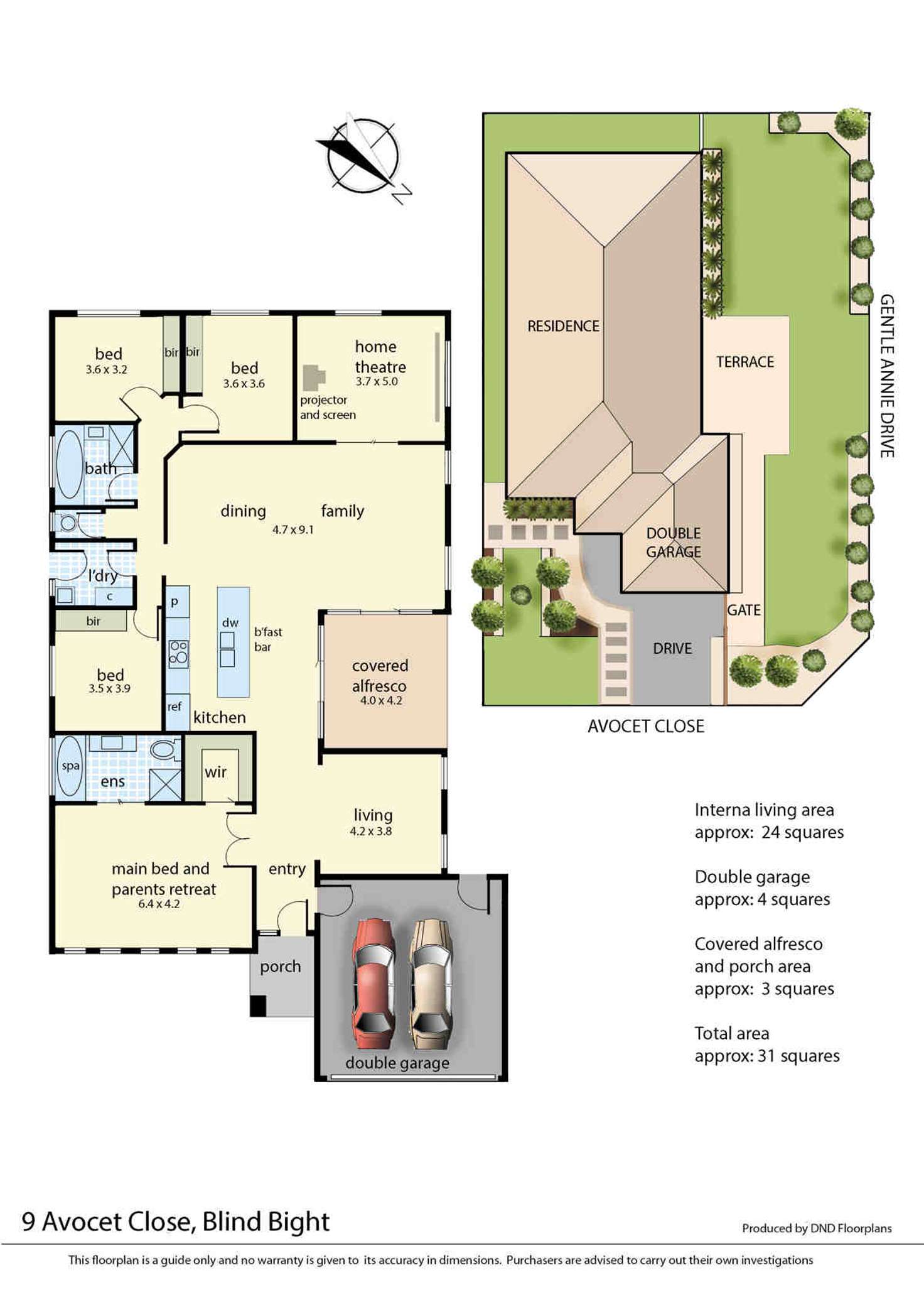 Floorplan of Homely house listing, 9 Avocet Close, Blind Bight VIC 3980