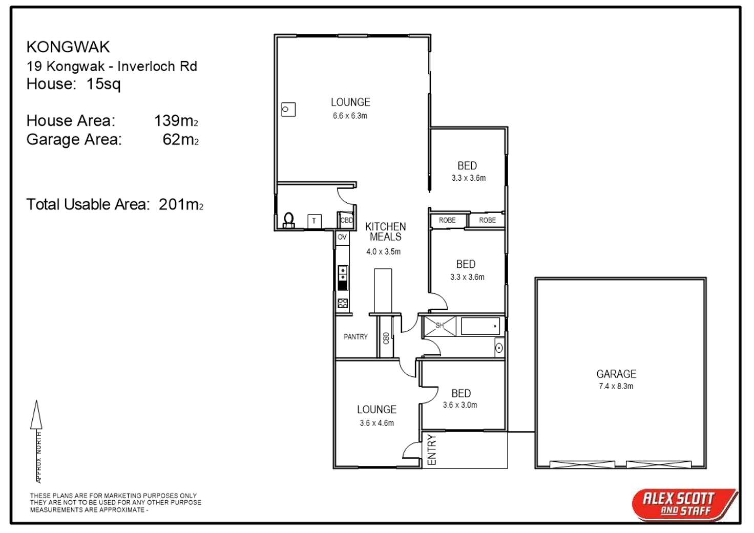 Floorplan of Homely house listing, 19 Kongwak-Inverloch Road, Kongwak VIC 3951