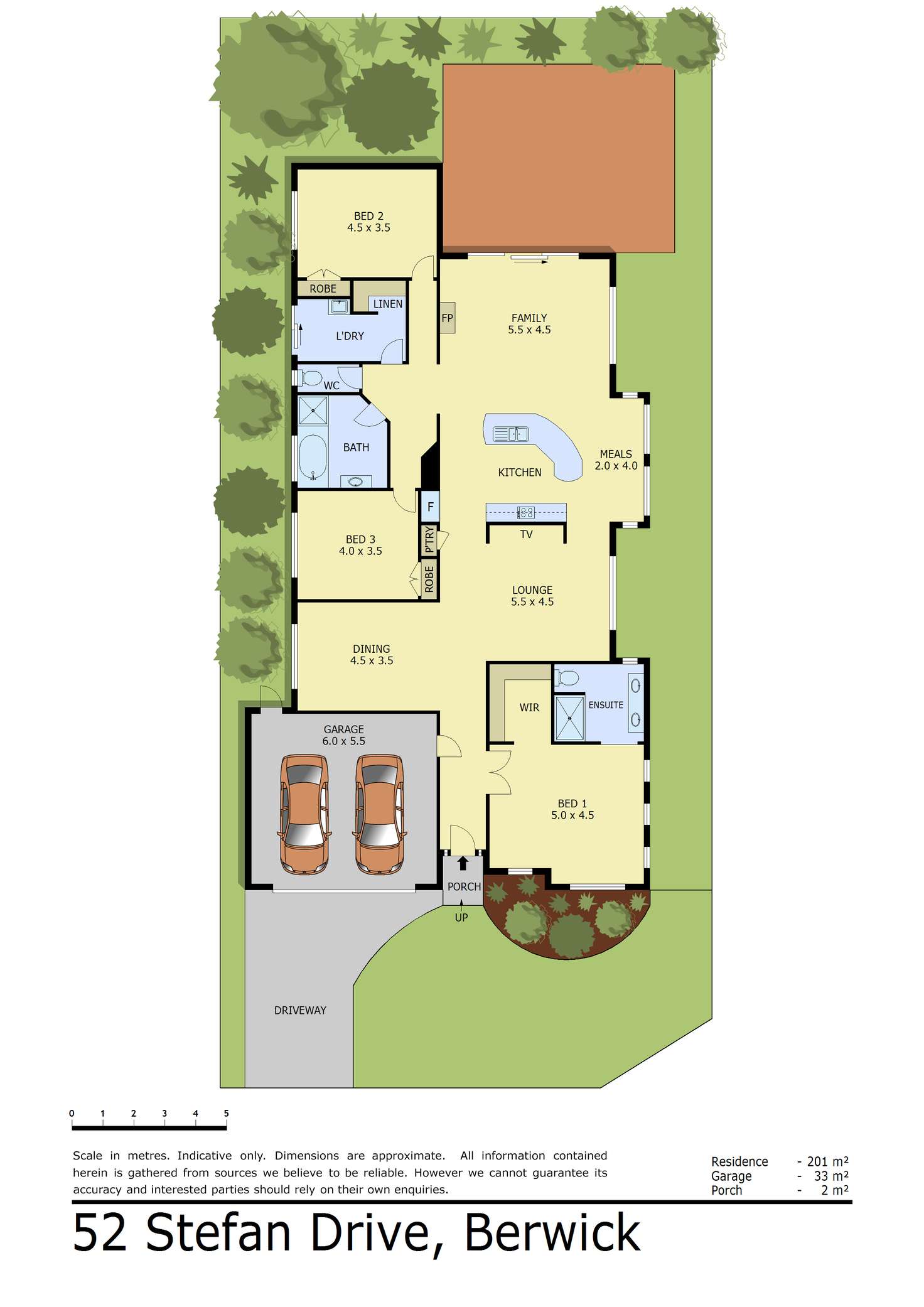 Floorplan of Homely house listing, 52 Stefan Drive, Berwick VIC 3806