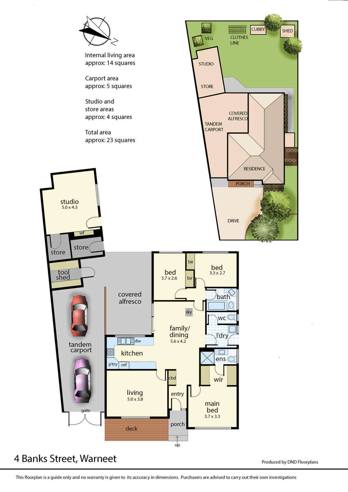 Floorplan of Homely house listing, 4 Banks Street, Warneet VIC 3980