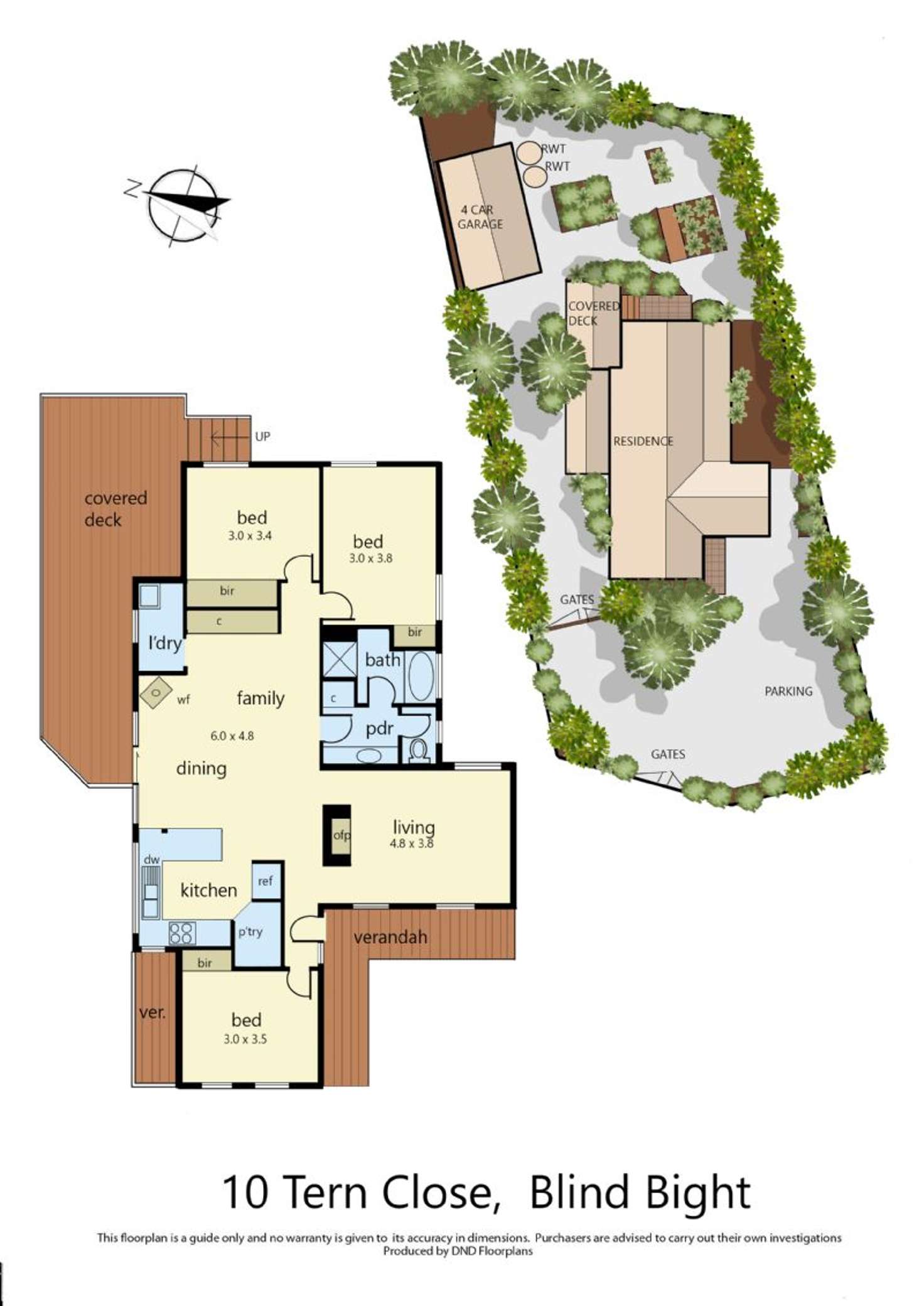 Floorplan of Homely house listing, 10 Tern Close, Blind Bight VIC 3980