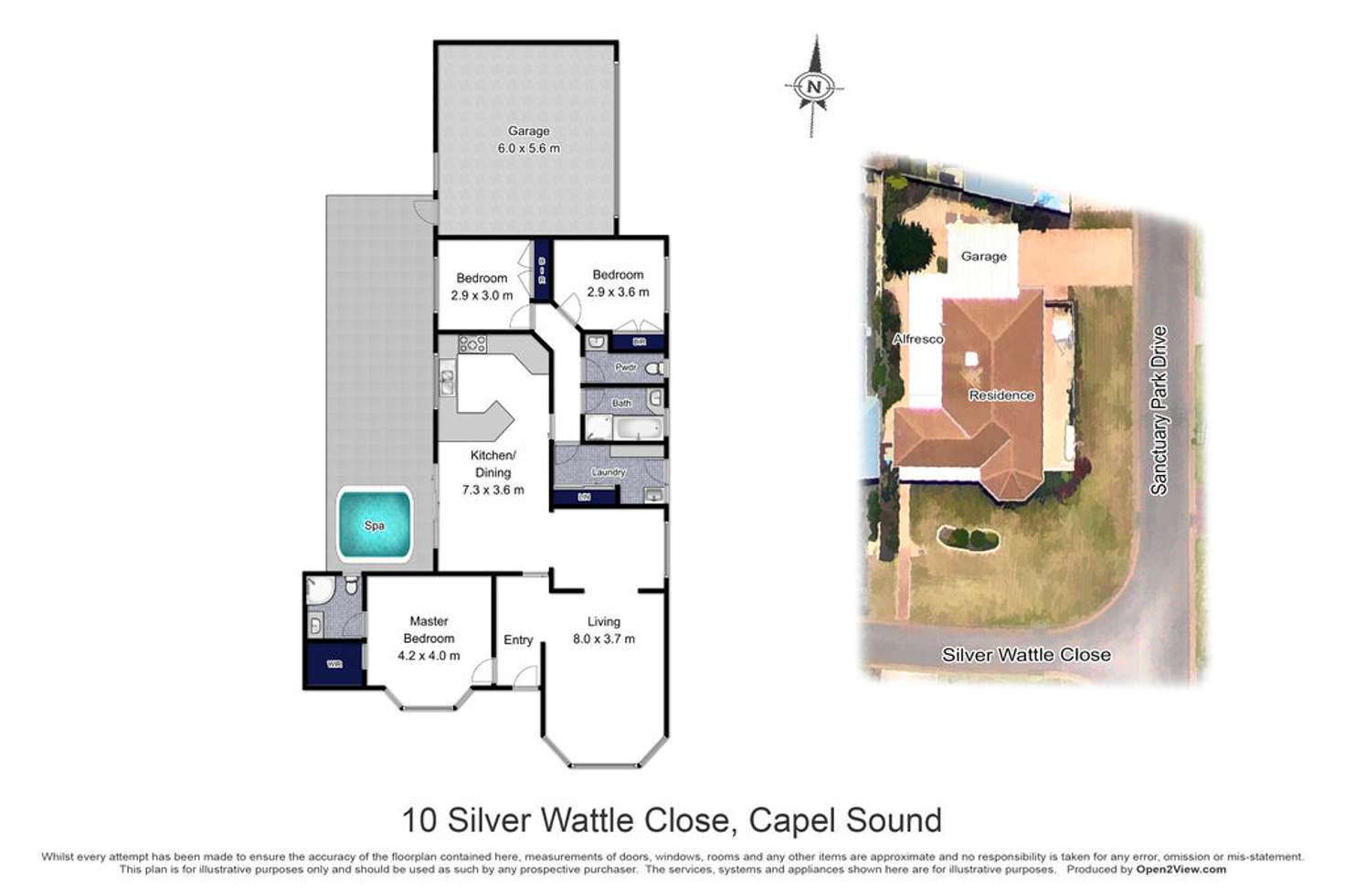 Floorplan of Homely house listing, 10 Silver Wattle Close, Capel Sound VIC 3940