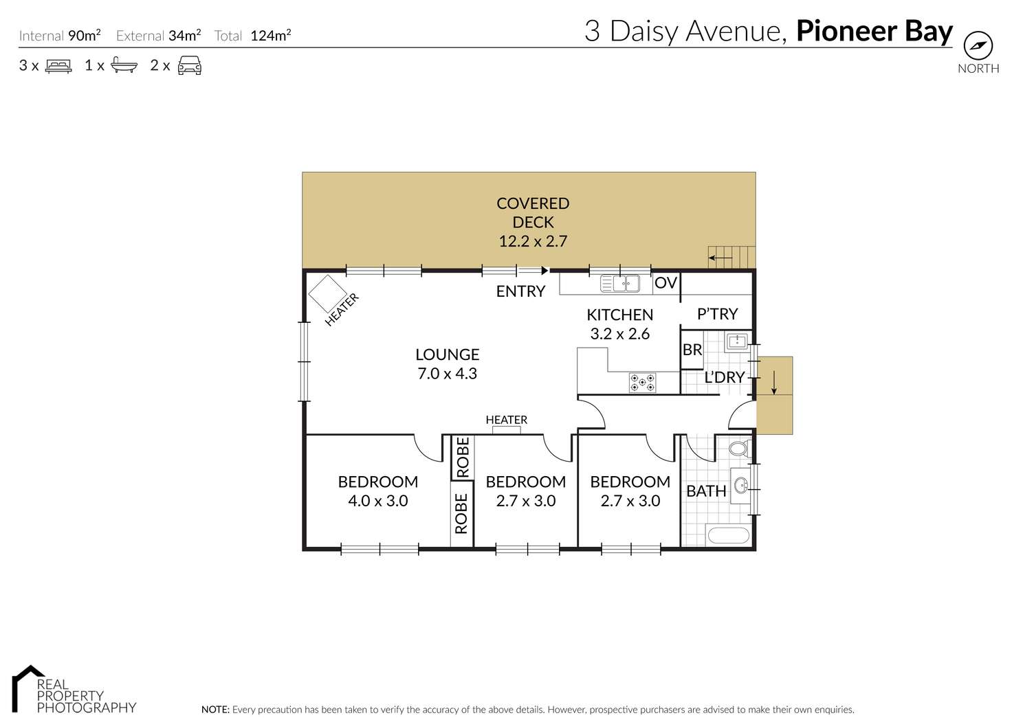 Floorplan of Homely house listing, 3 Daisy Avenue, Pioneer Bay VIC 3984