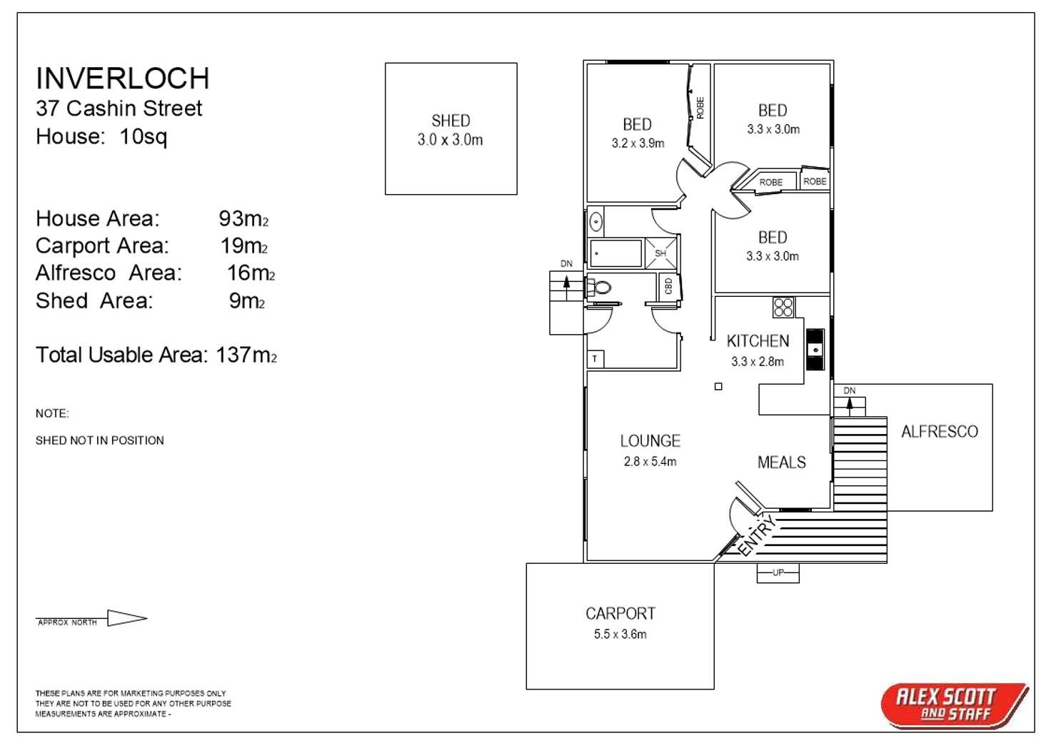 Floorplan of Homely house listing, 37 Cashin Street, Inverloch VIC 3996
