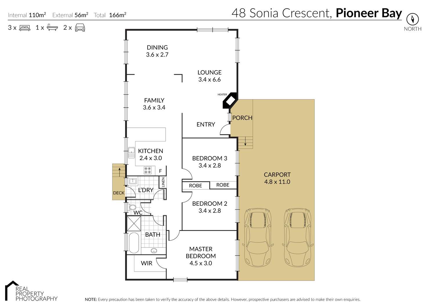 Floorplan of Homely house listing, 48 Sonia Crescent, Pioneer Bay VIC 3984