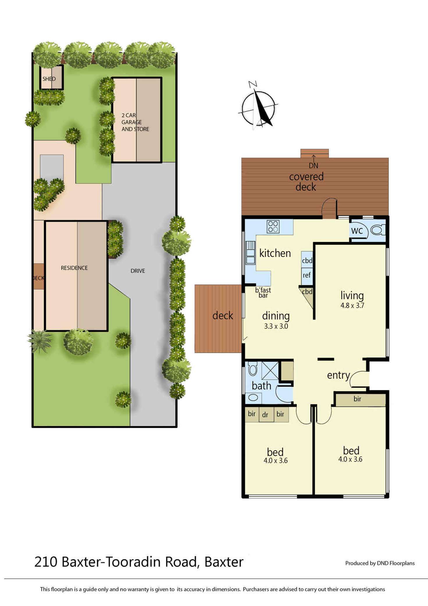 Floorplan of Homely house listing, 210 Baxter-Tooradin Road, Baxter VIC 3911