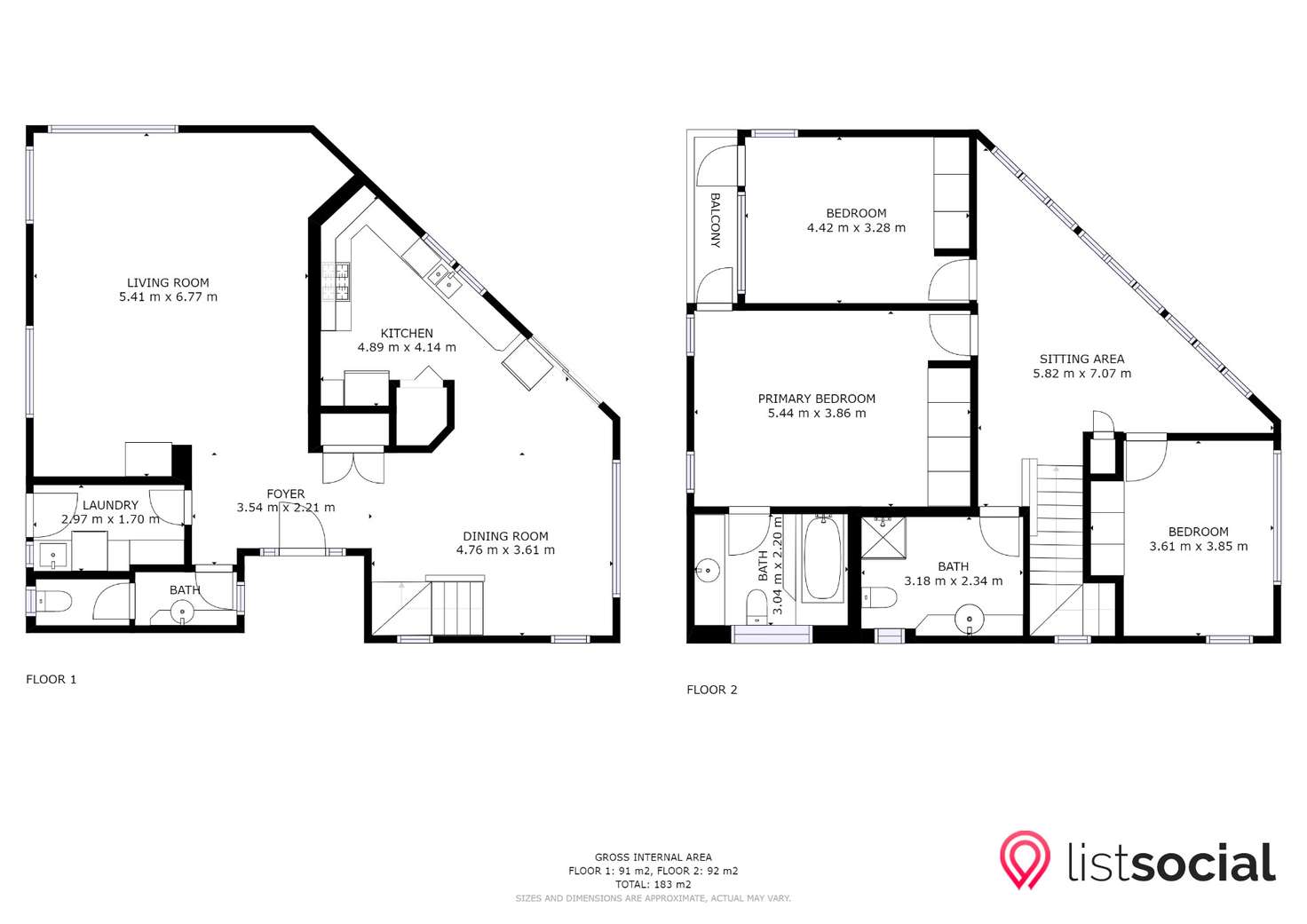 Floorplan of Homely townhouse listing, 3/4A Normanby Avenue, Caulfield North VIC 3161