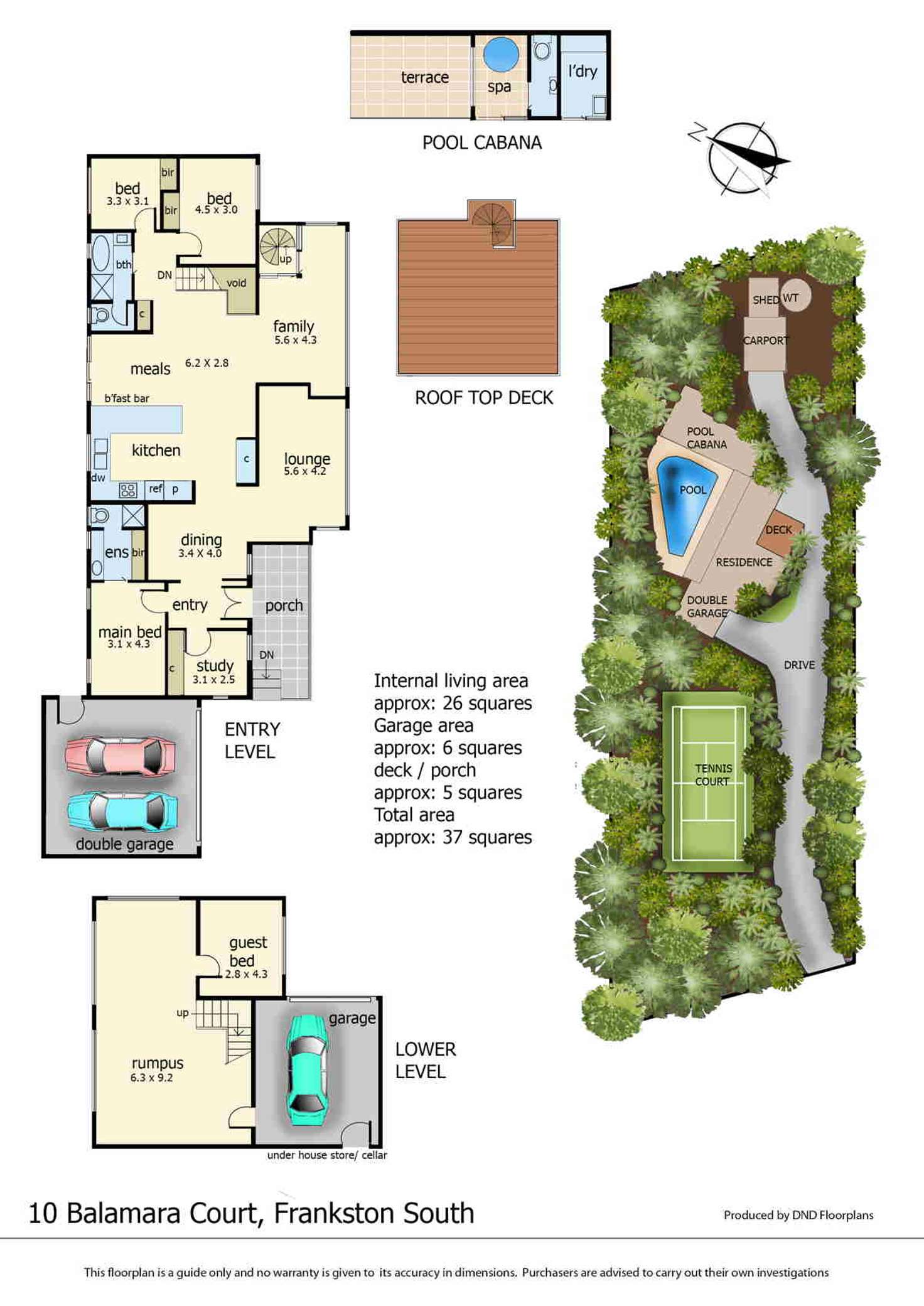 Floorplan of Homely house listing, 10 Balamara Court, Frankston South VIC 3199