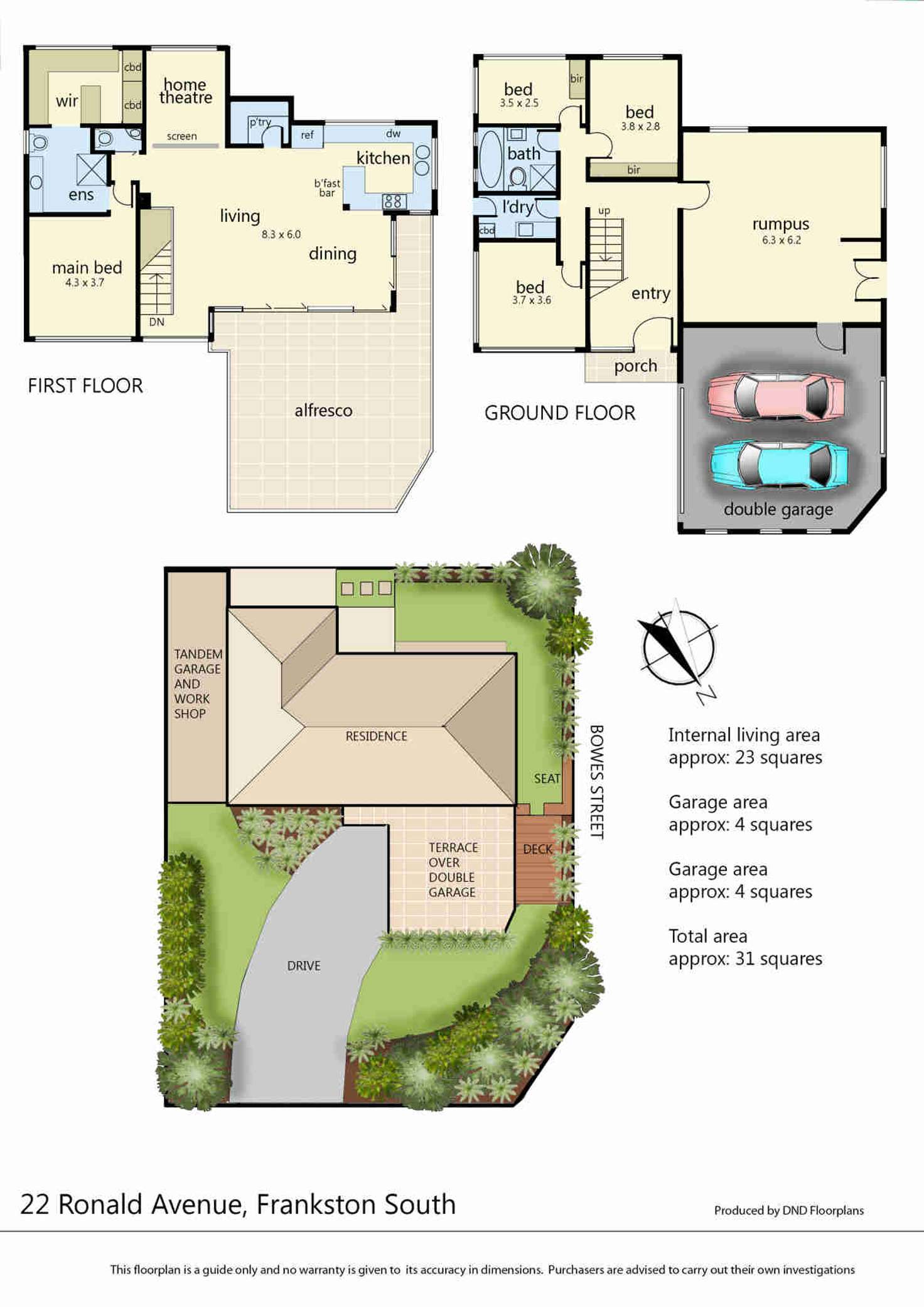 Floorplan of Homely house listing, 22 Ronald Avenue, Frankston South VIC 3199