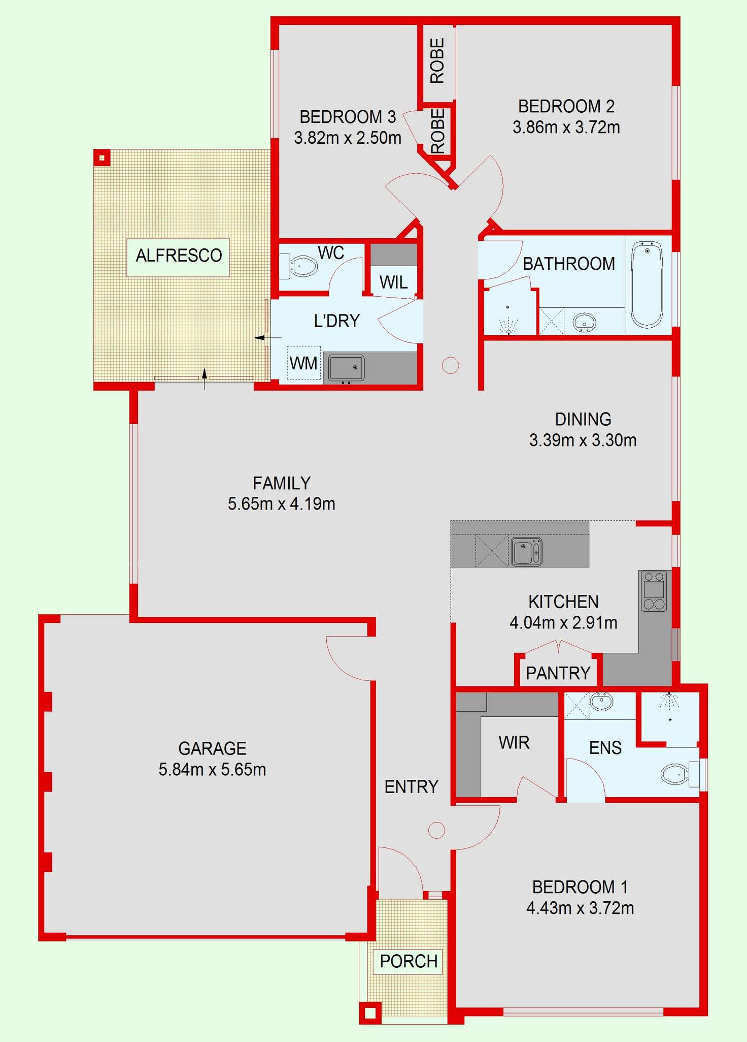 Floorplan of Homely residentialLand listing, 52 Fomiatti Street, Ashby WA 6065