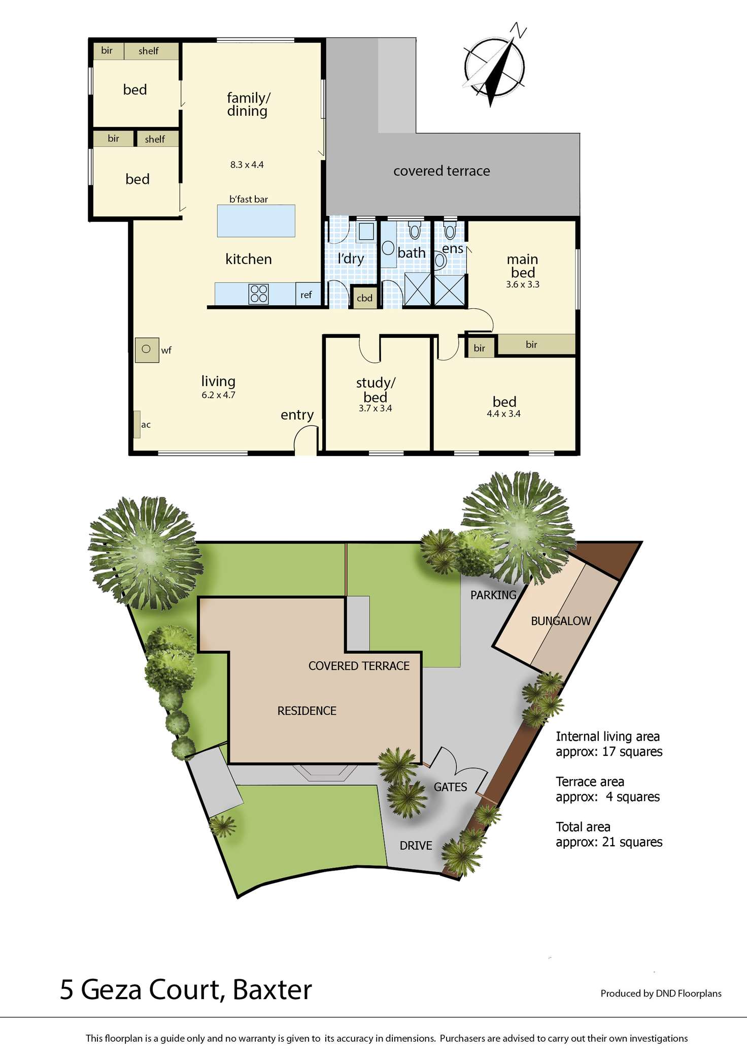 Floorplan of Homely house listing, 5 Geza Court, Baxter VIC 3911