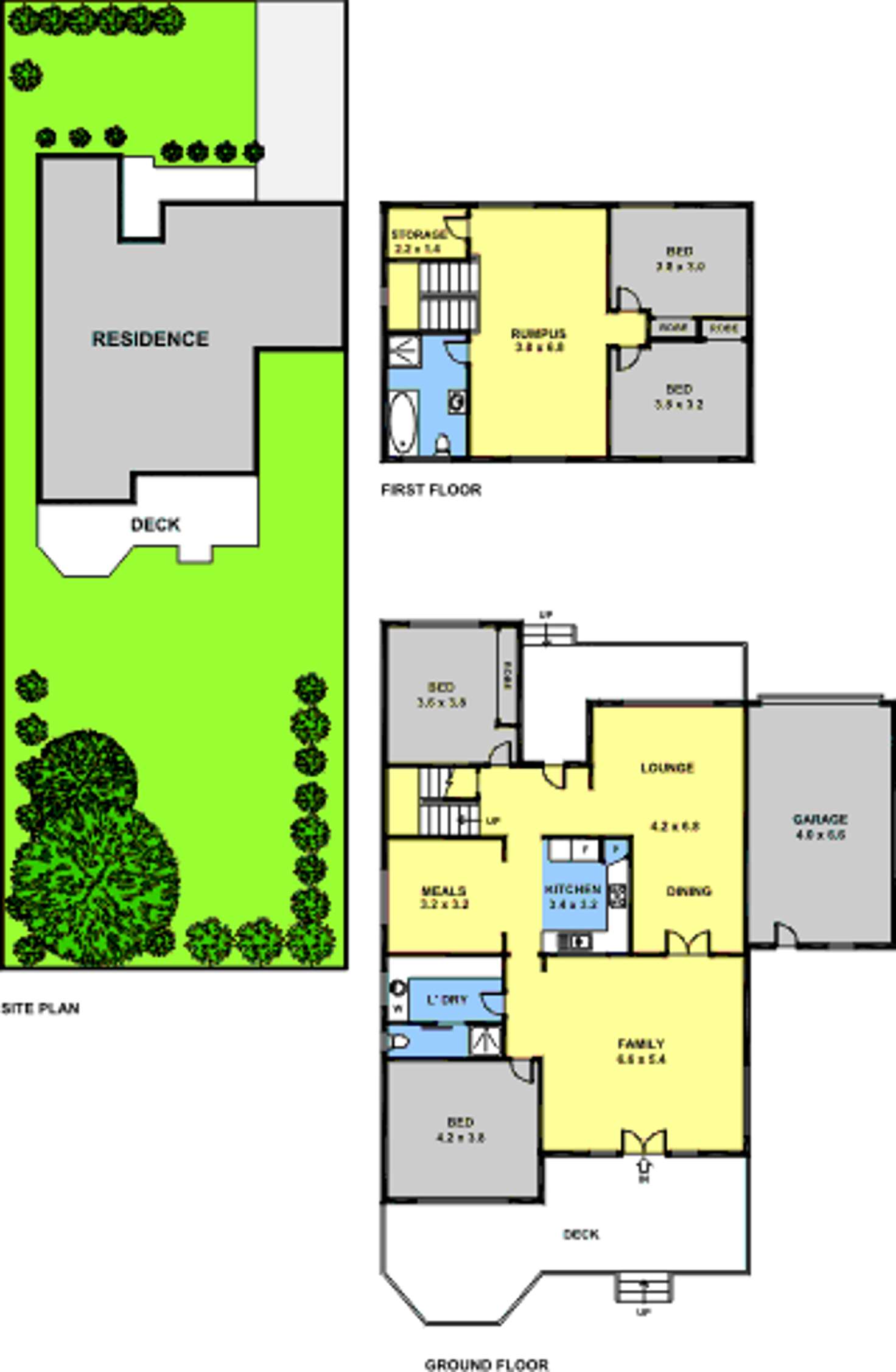 Floorplan of Homely house listing, 57 Winifred Street, Oak Park VIC 3046