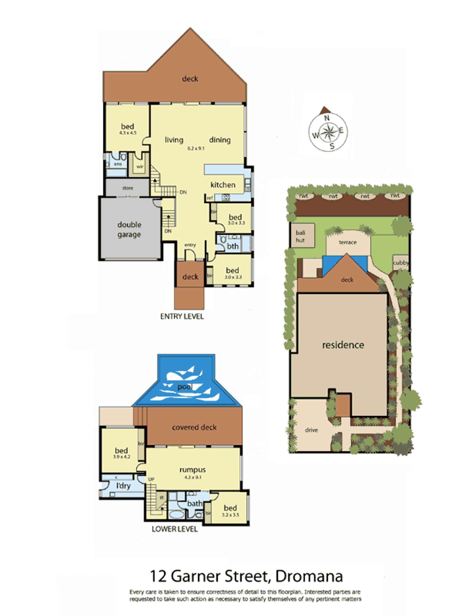 Floorplan of Homely house listing, 12 Garner Street, Dromana VIC 3936