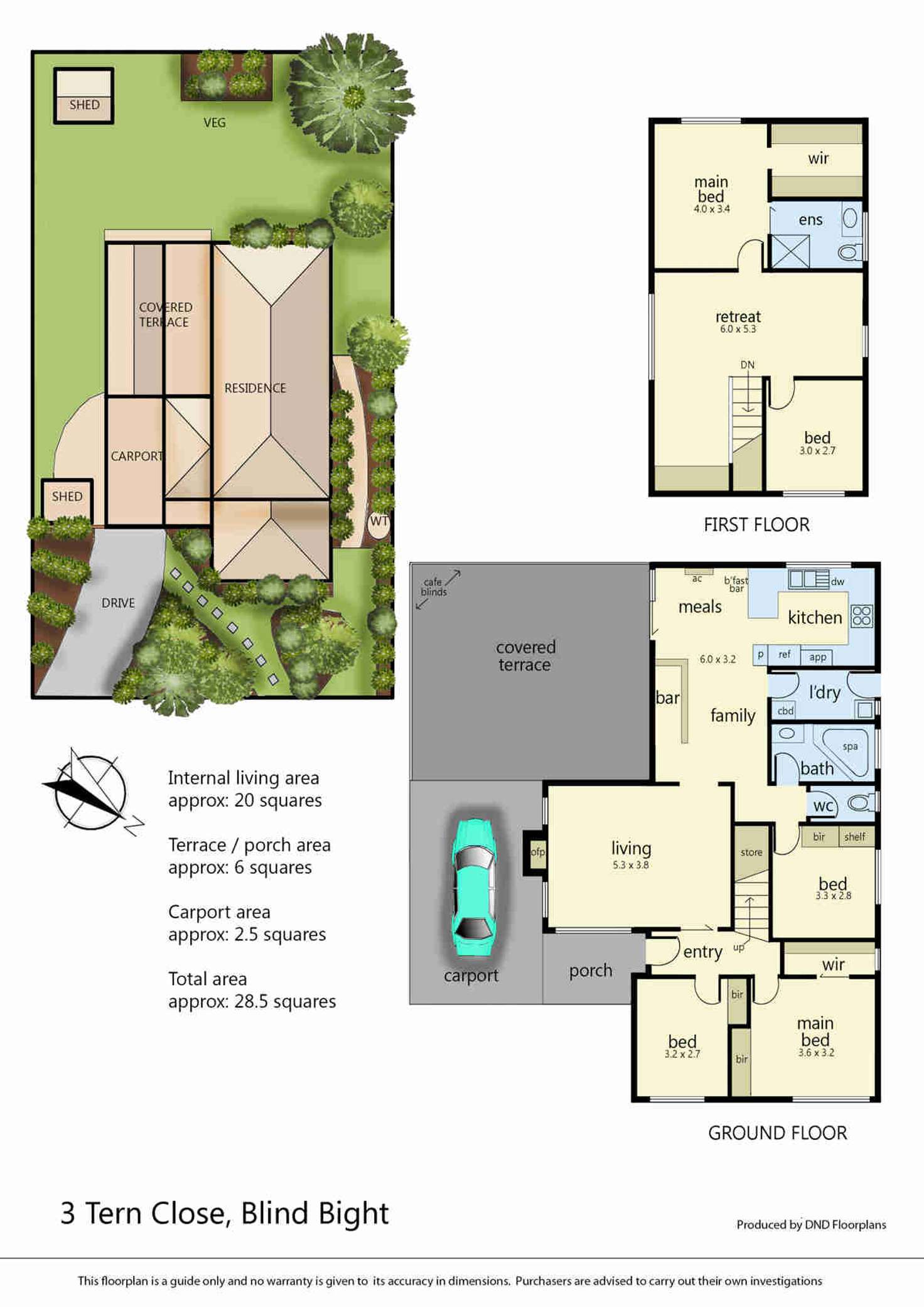 Floorplan of Homely house listing, 3 Tern Close, Blind Bight VIC 3980