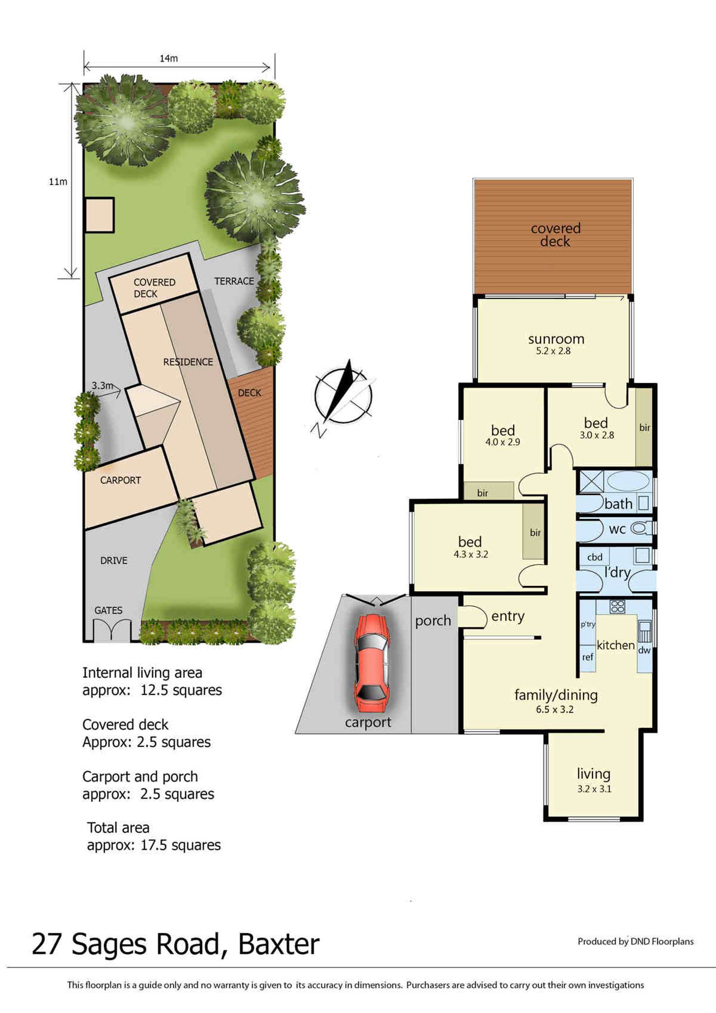 Floorplan of Homely house listing, 27 Sages Road, Baxter VIC 3911