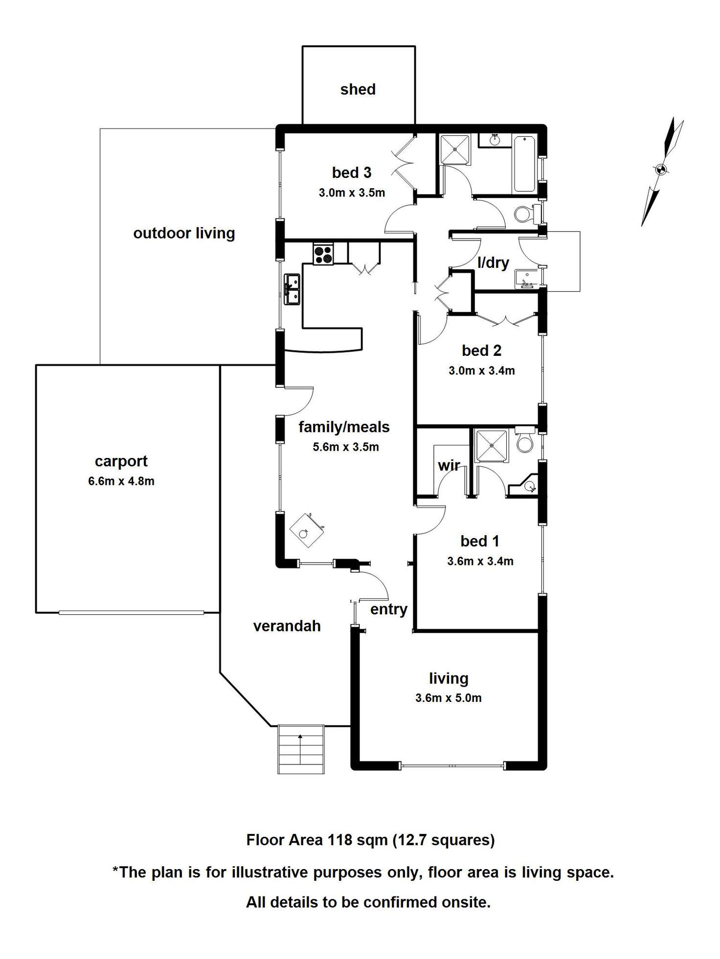 Floorplan of Homely house listing, 6 Badger Weir Road, Badger Creek VIC 3777