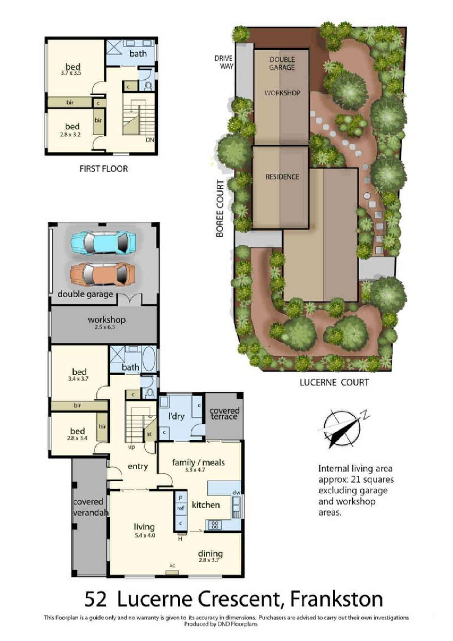 Floorplan of Homely house listing, 52 Lucerne Cresent, Frankston VIC 3199