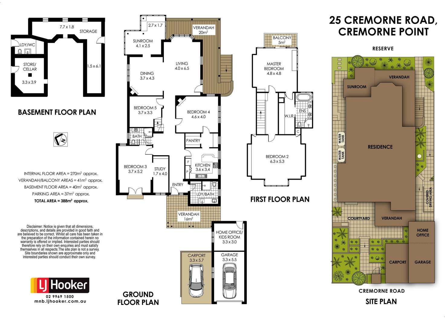 Floorplan of Homely house listing, 25 Cremorne Road, Cremorne NSW 2090