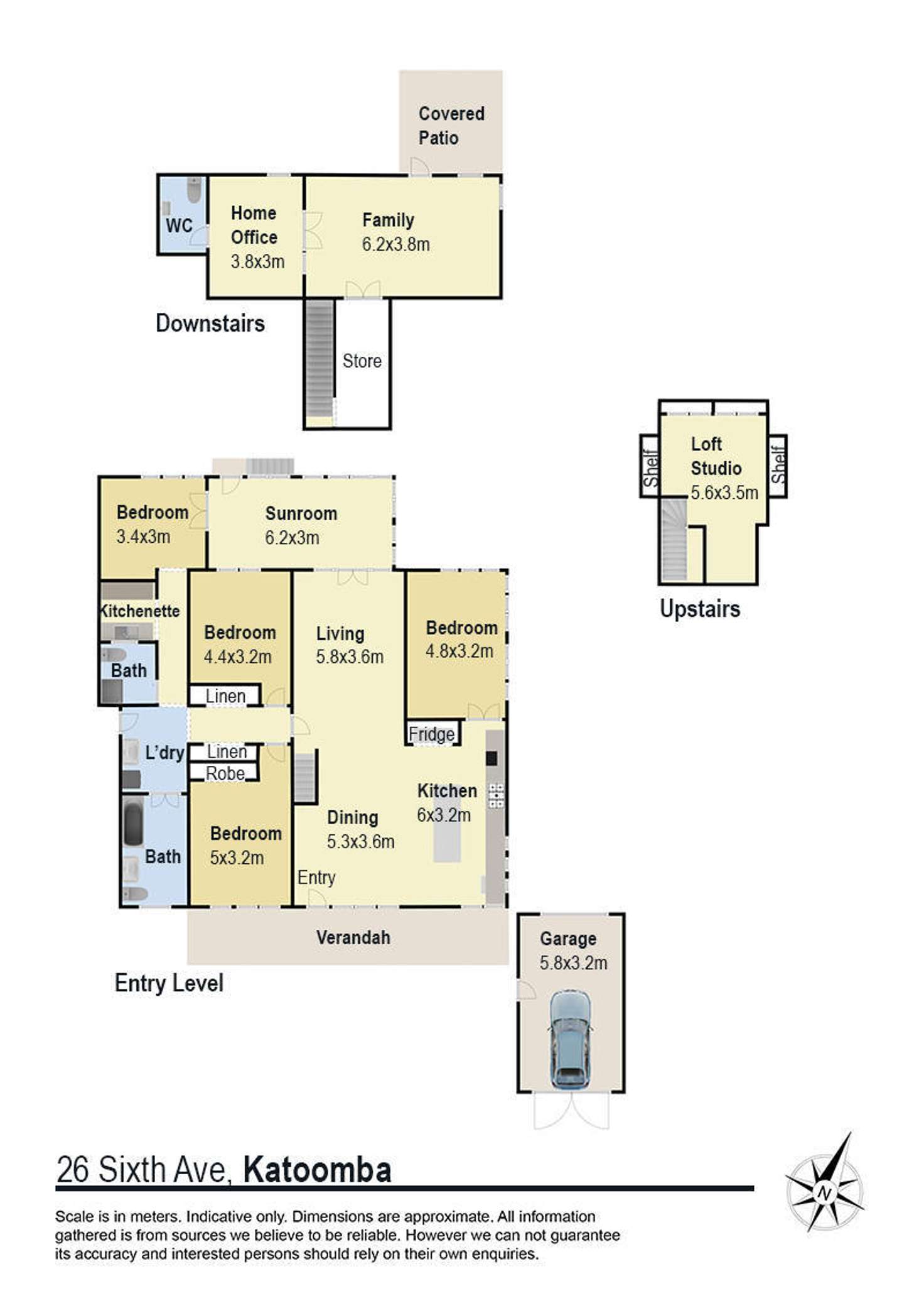 Floorplan of Homely house listing, 26 Sixth Avenue, Katoomba NSW 2780