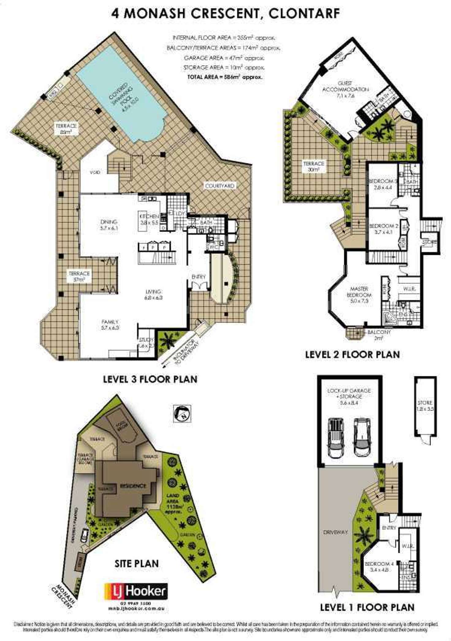 Floorplan of Homely house listing, 4 Monash Crescent, Clontarf NSW 2093