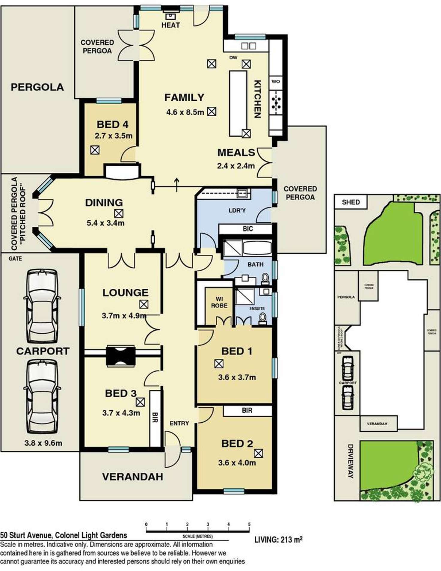 Floorplan of Homely house listing, 50 Sturt Avenue, Colonel Light Gardens SA 5041
