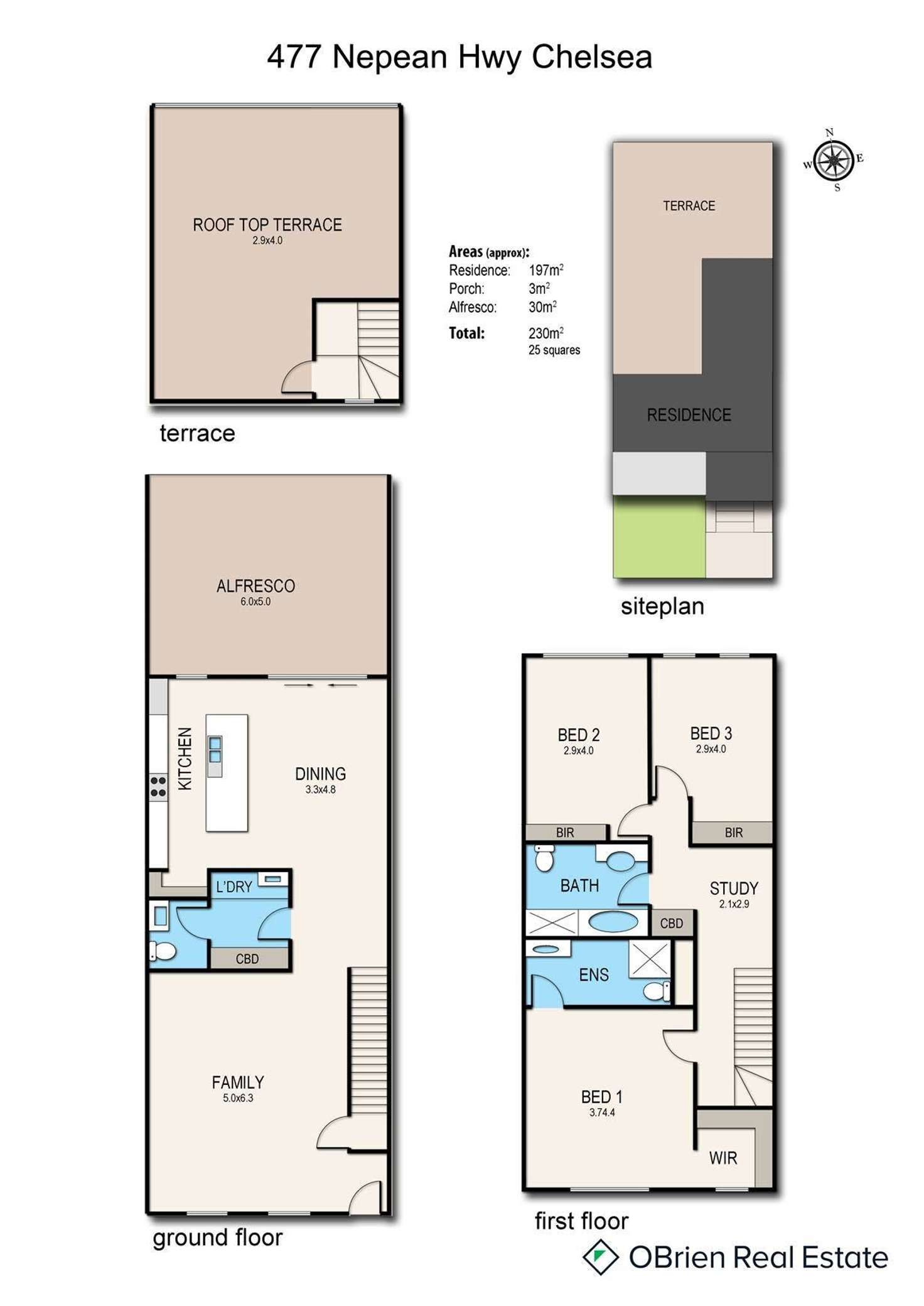 Floorplan of Homely townhouse listing, 477 Nepean Highway, Chelsea VIC 3196