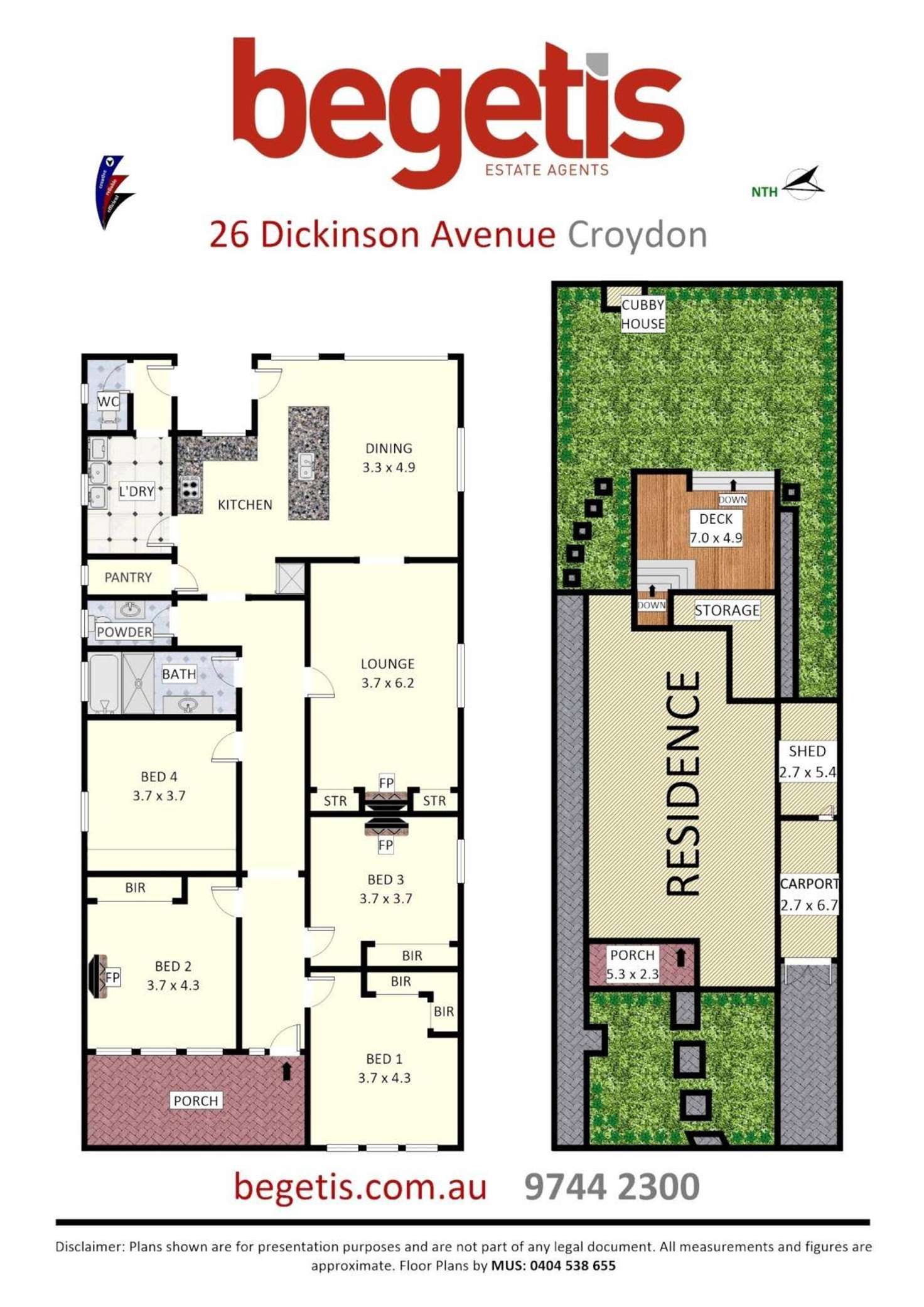 Floorplan of Homely house listing, 26 Dickinson Avenue, Croydon NSW 2132