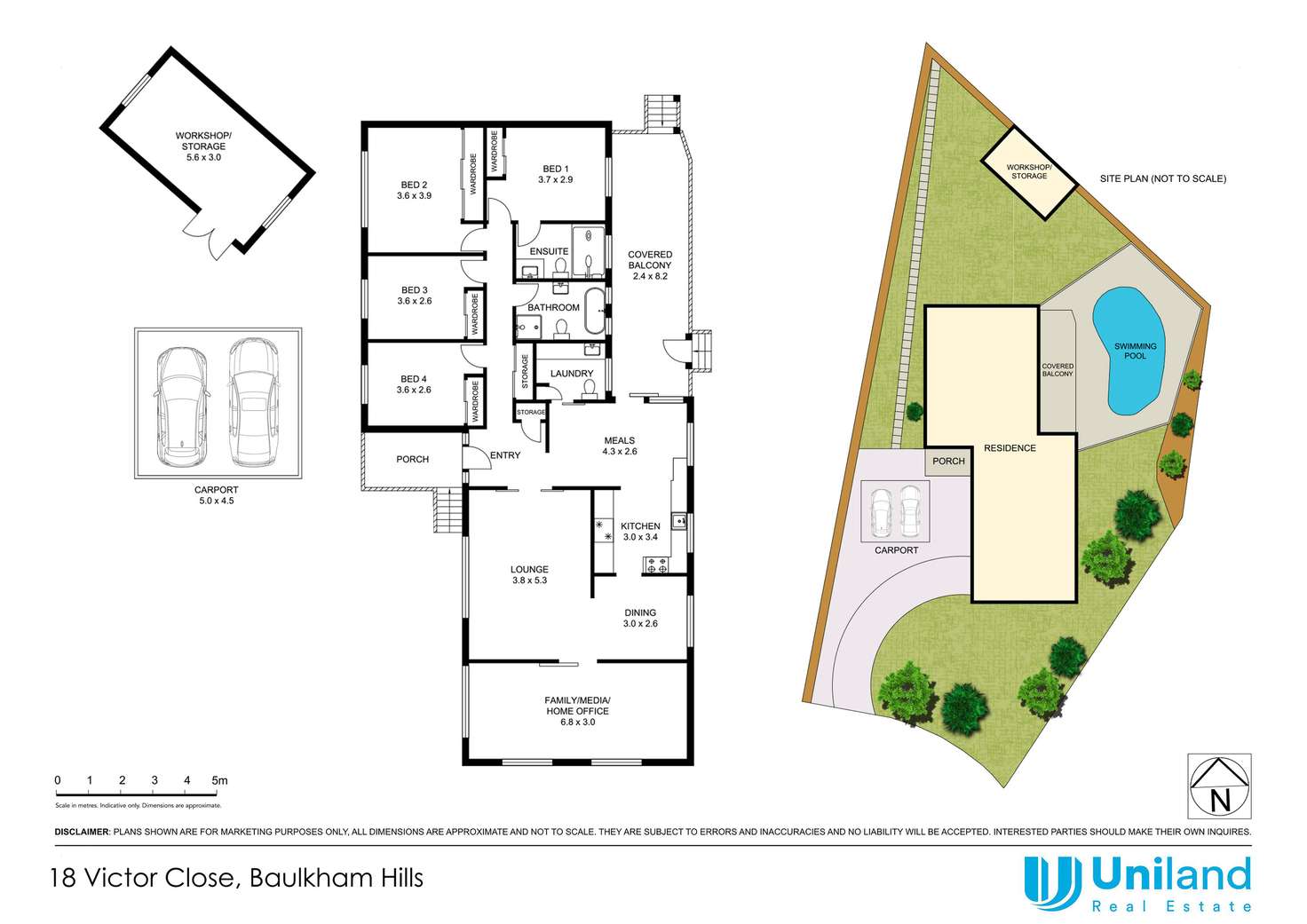Floorplan of Homely house listing, 18 Victor Close, Baulkham Hills NSW 2153