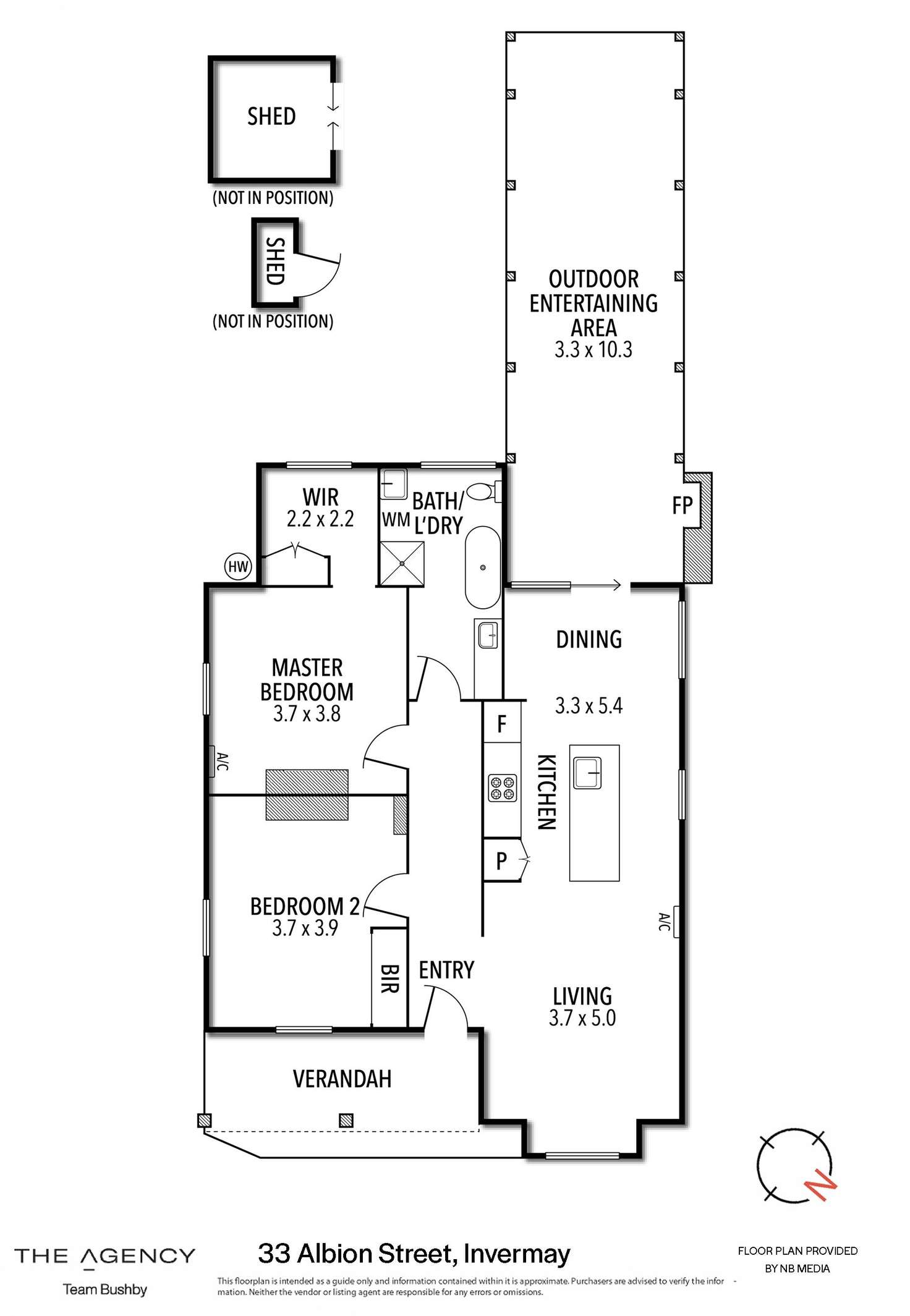 Floorplan of Homely house listing, 33 Albion Street, Invermay TAS 7248
