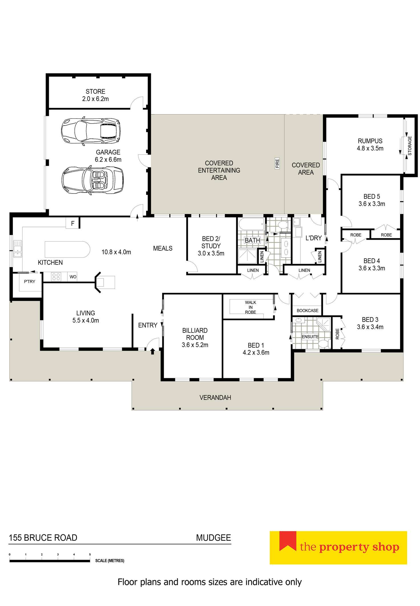 Floorplan of Homely house listing, 155 Bruce Road, Mudgee NSW 2850