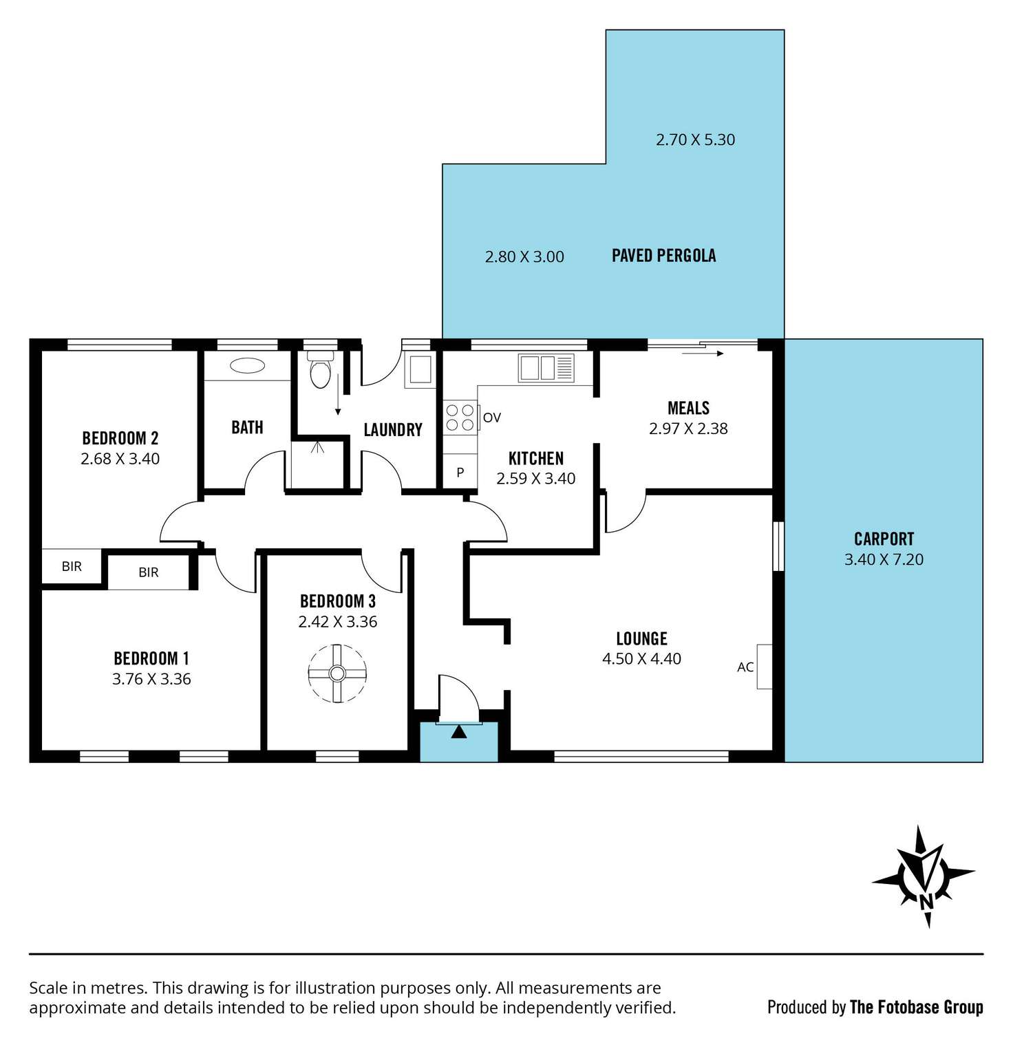 Floorplan of Homely house listing, 16 Cunningham Street, Morphett Vale SA 5162