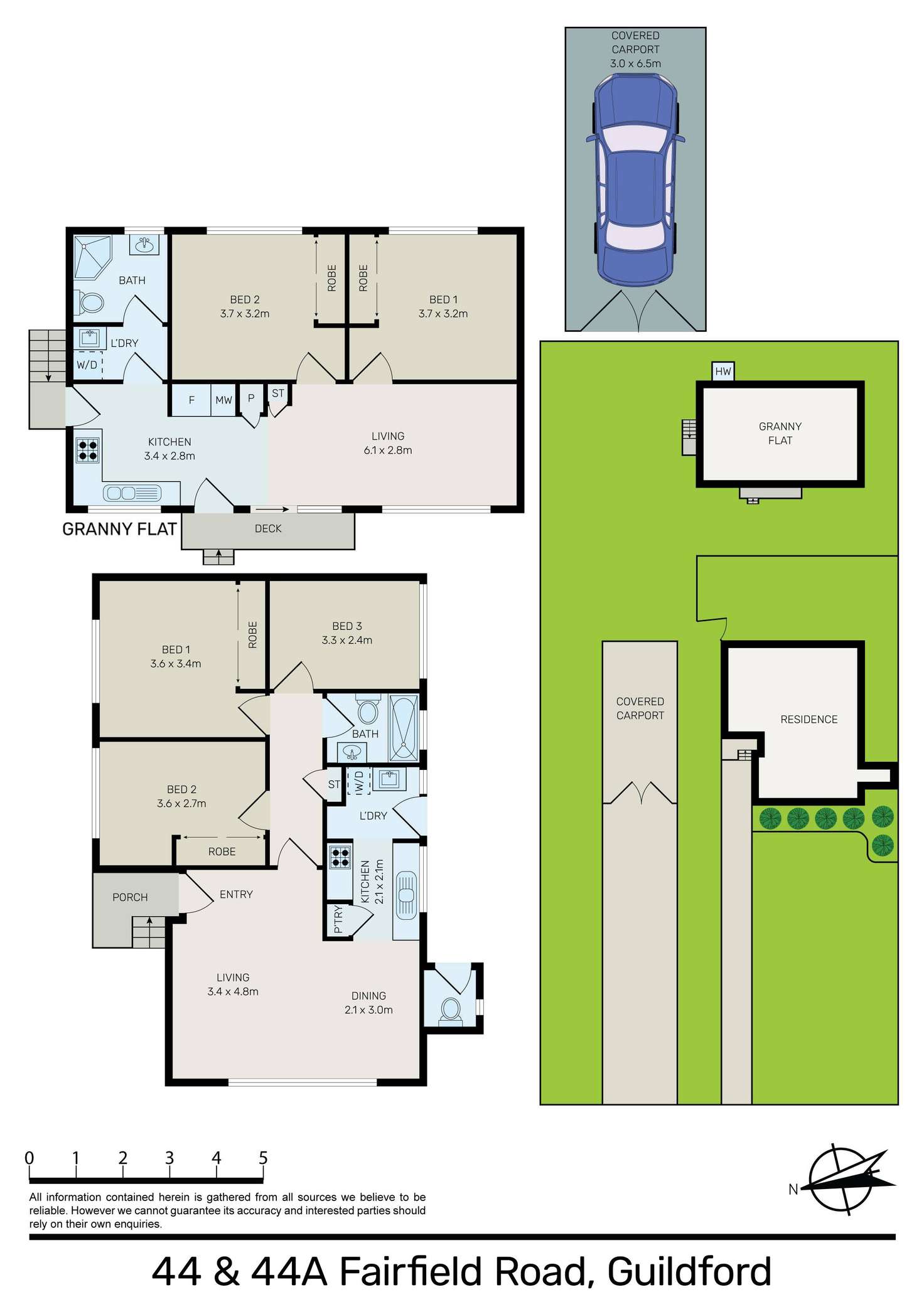 Floorplan of Homely house listing, 44 Fairfield Road, Guildford NSW 2161