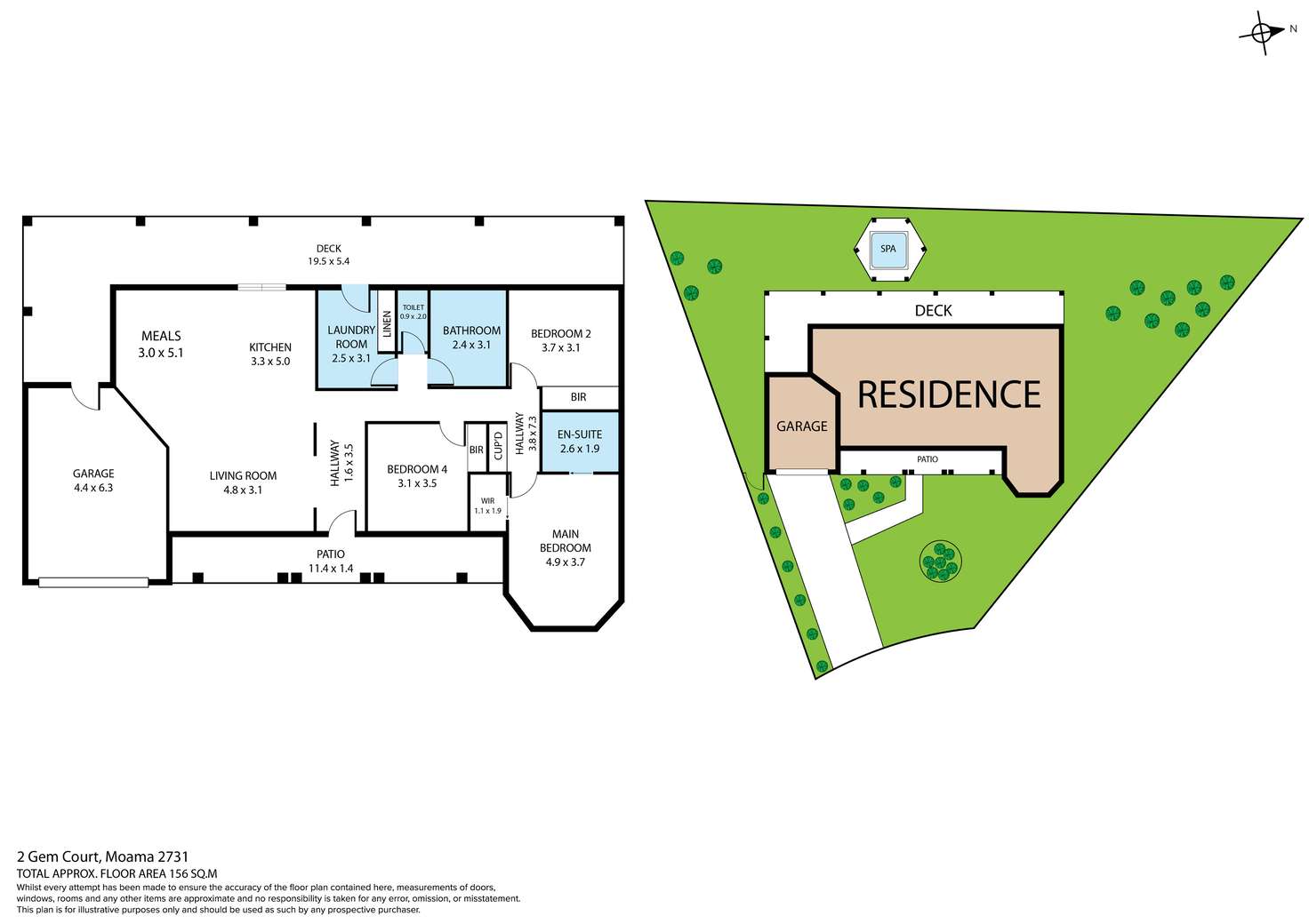 Floorplan of Homely house listing, 2 Gem Court, Moama NSW 2731