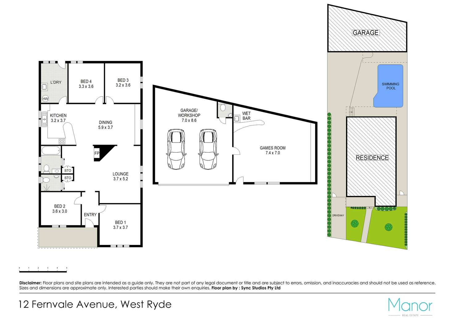 Floorplan of Homely house listing, 12 Fernvale Avenue, West Ryde NSW 2114