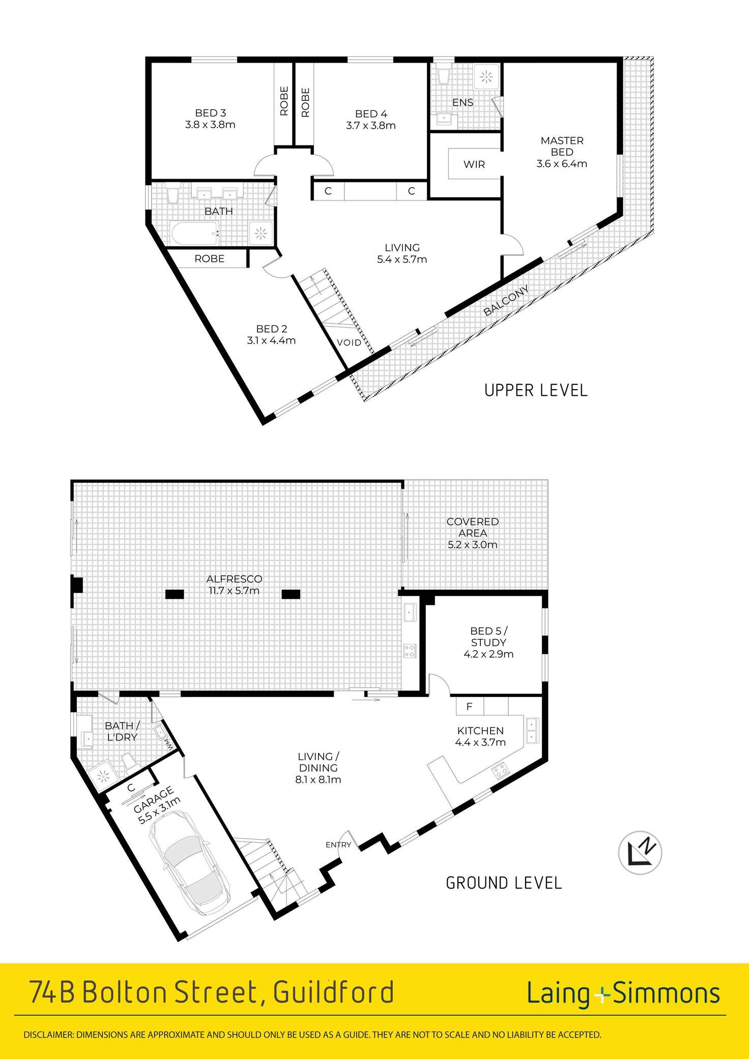 Floorplan of Homely house listing, 74B Bolton Street, Guildford NSW 2161