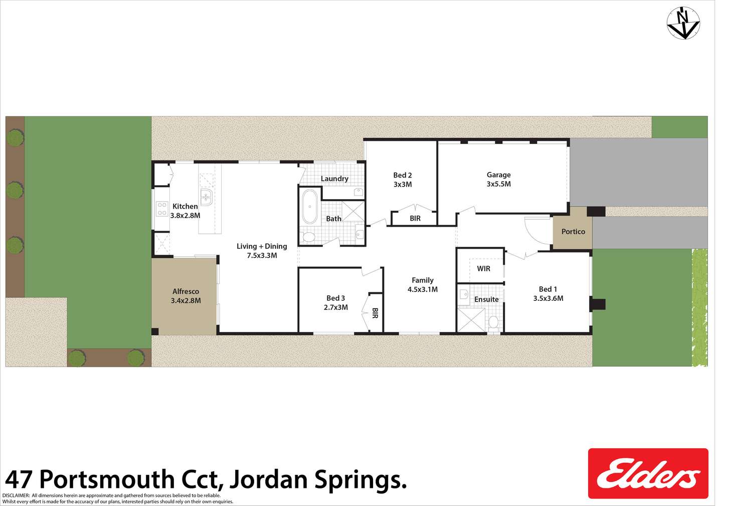Floorplan of Homely house listing, 47 Portsmouth Circuit, Jordan Springs NSW 2747
