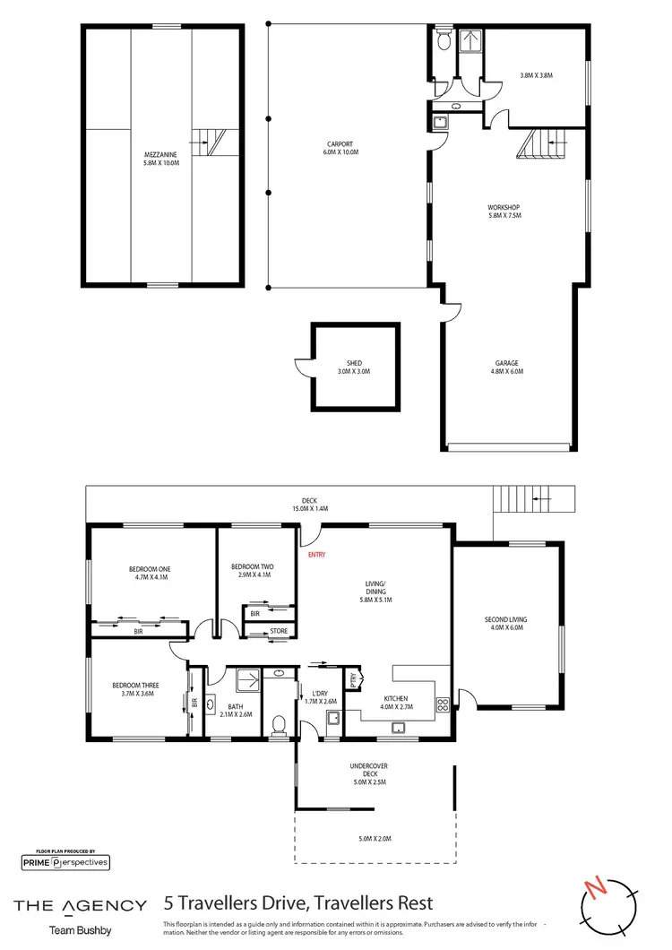 Floorplan of Homely house listing, 5 Travellers Drive, Travellers Rest TAS 7250