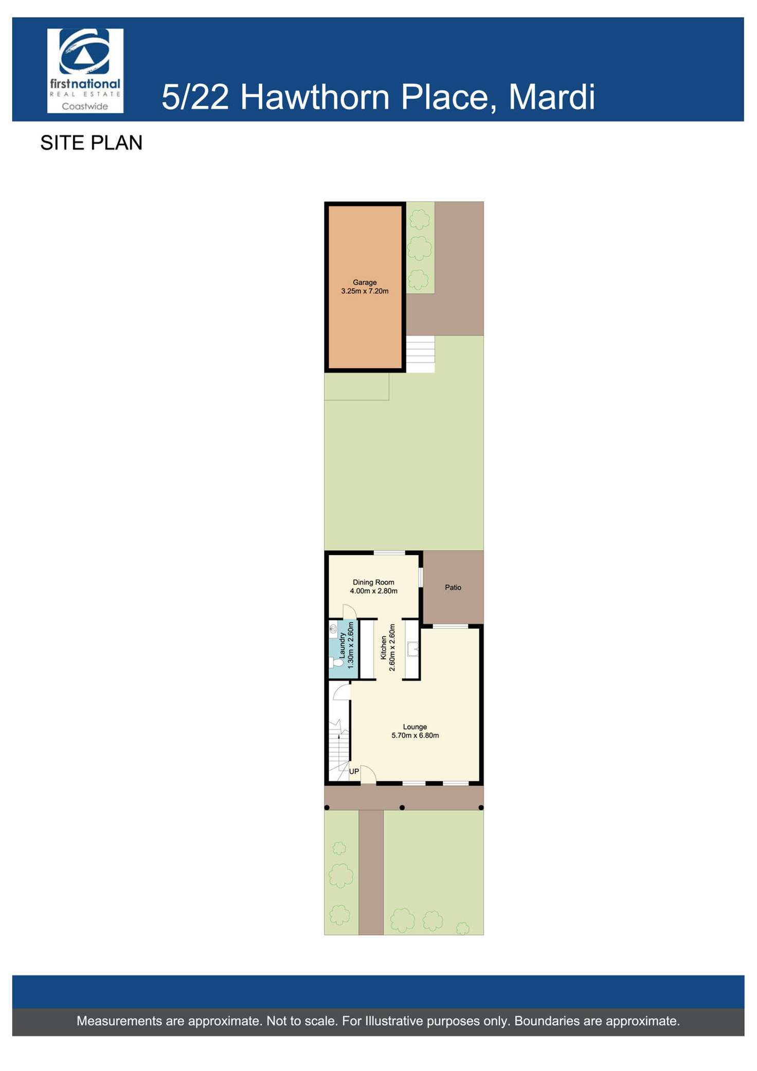Floorplan of Homely townhouse listing, 5/22-26 Hawthorn Place, Mardi NSW 2259