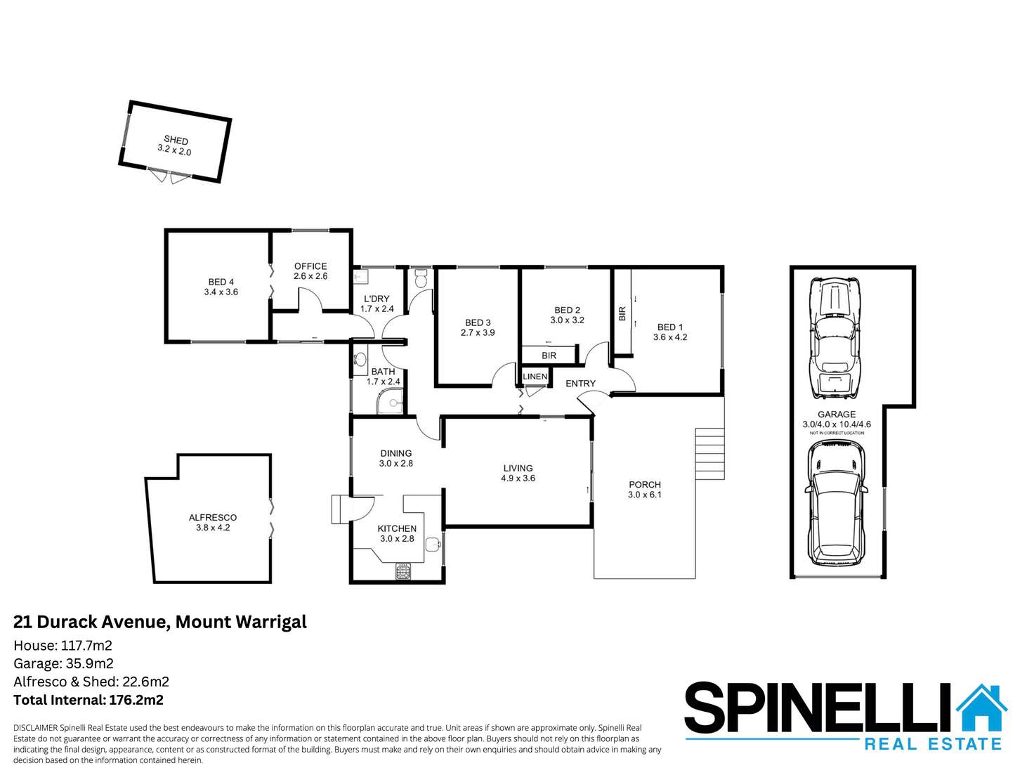 Floorplan of Homely house listing, 21 Durack Avenue, Mount Warrigal NSW 2528
