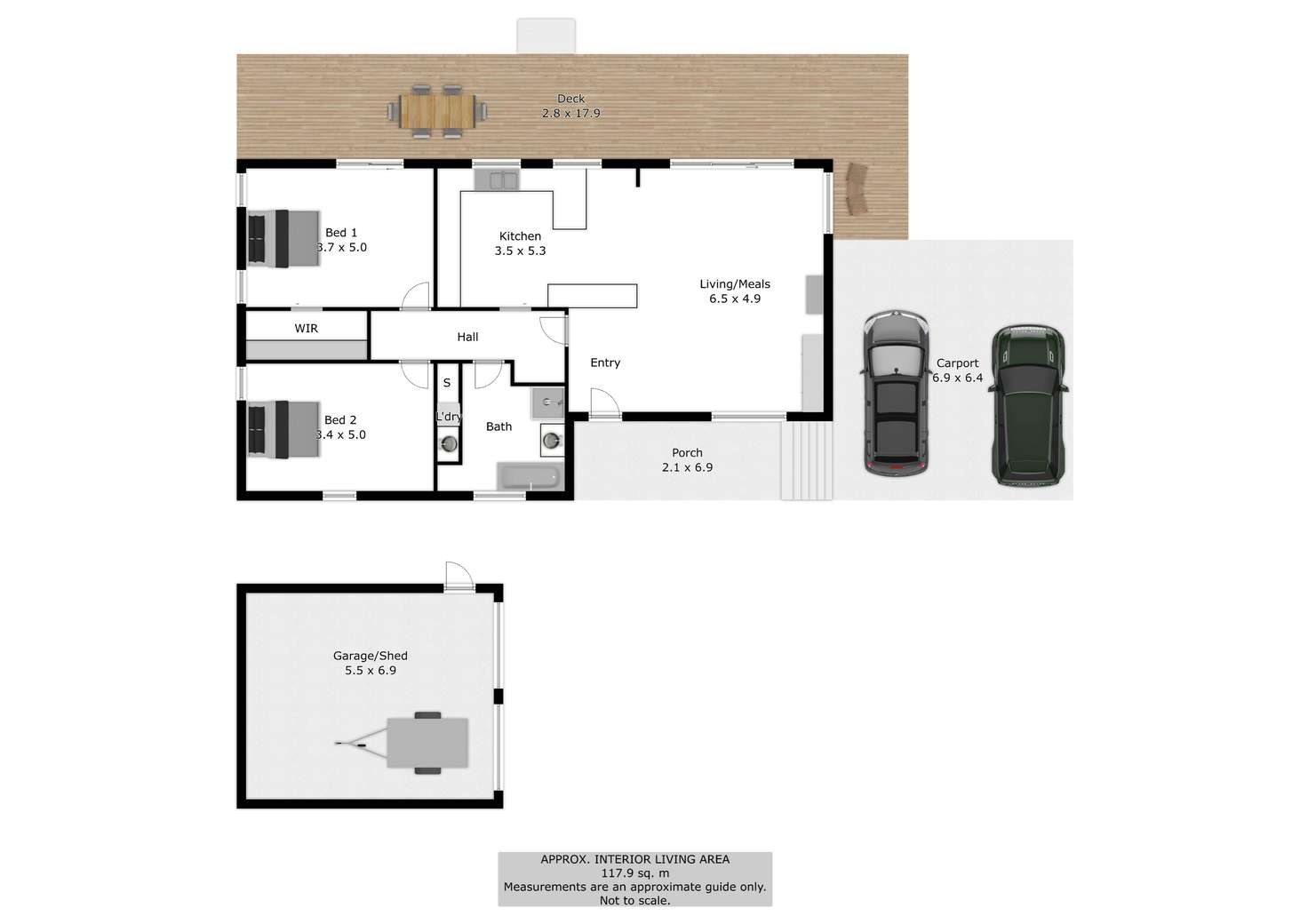 Floorplan of Homely house listing, 12 Barkly Street, Wahgunyah VIC 3687
