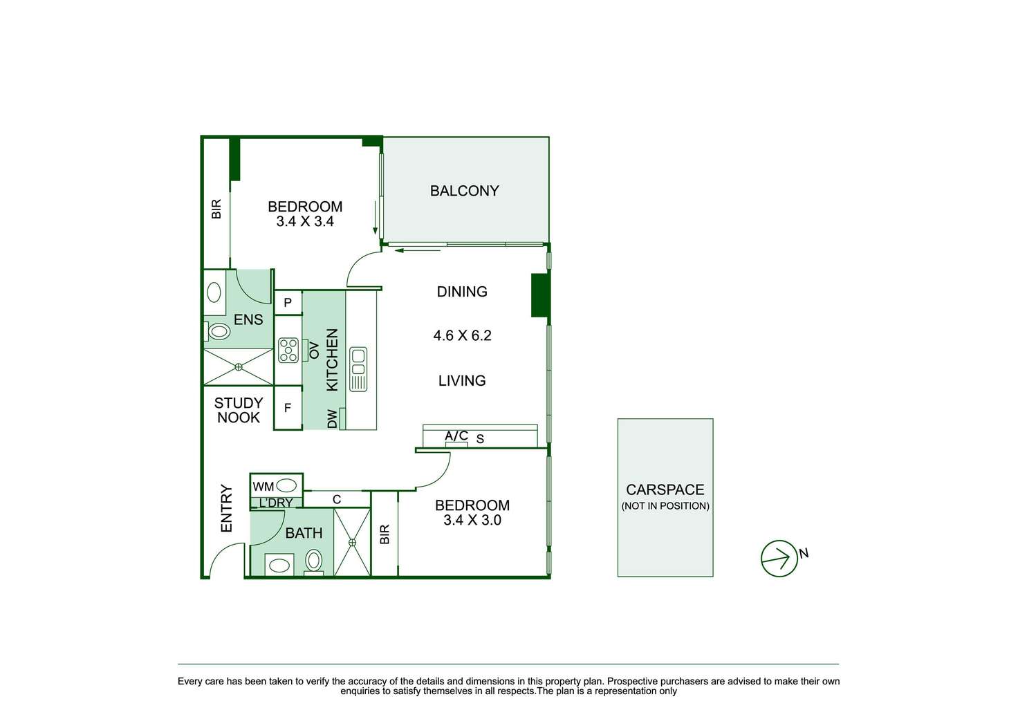 Floorplan of Homely apartment listing, 401/6 Murphy Street, South Yarra VIC 3141